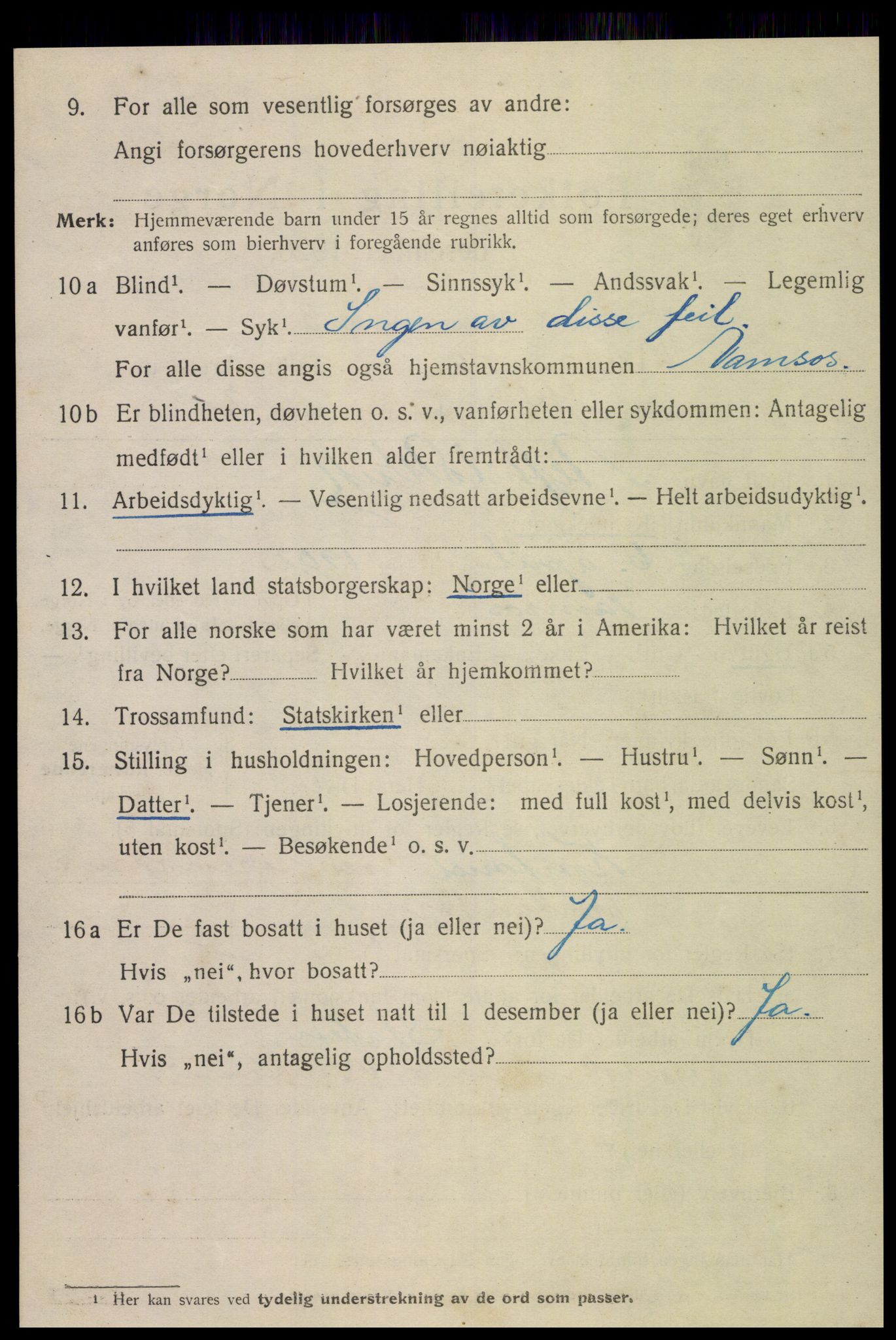 SAT, Folketelling 1920 for 1703 Namsos ladested, 1920, s. 4802