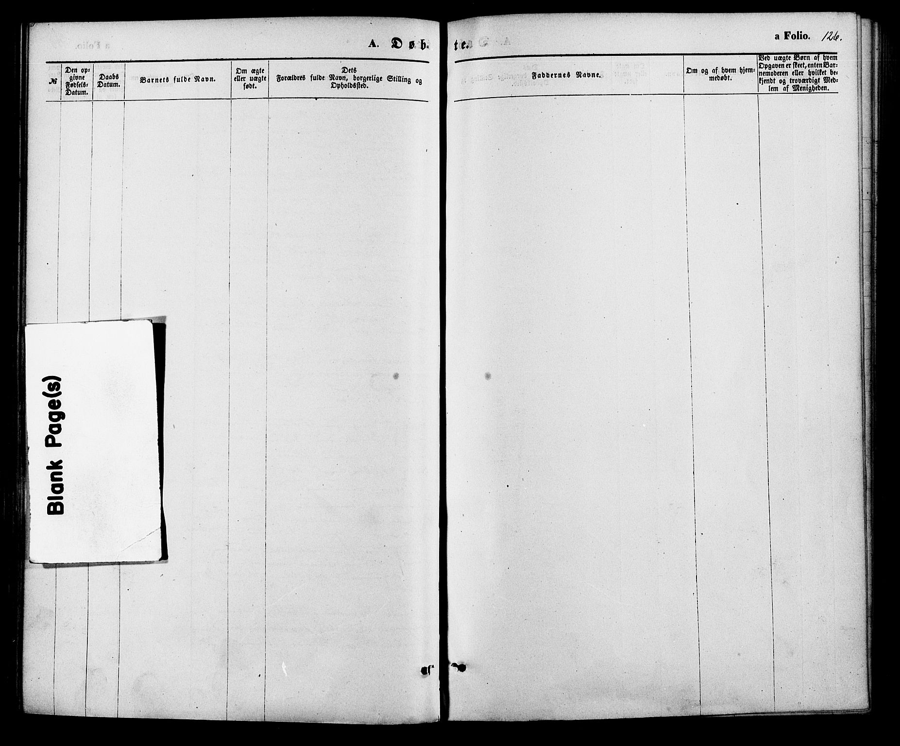 Vennesla sokneprestkontor, SAK/1111-0045/Fa/Fac/L0008: Ministerialbok nr. A 8, 1874-1883, s. 126