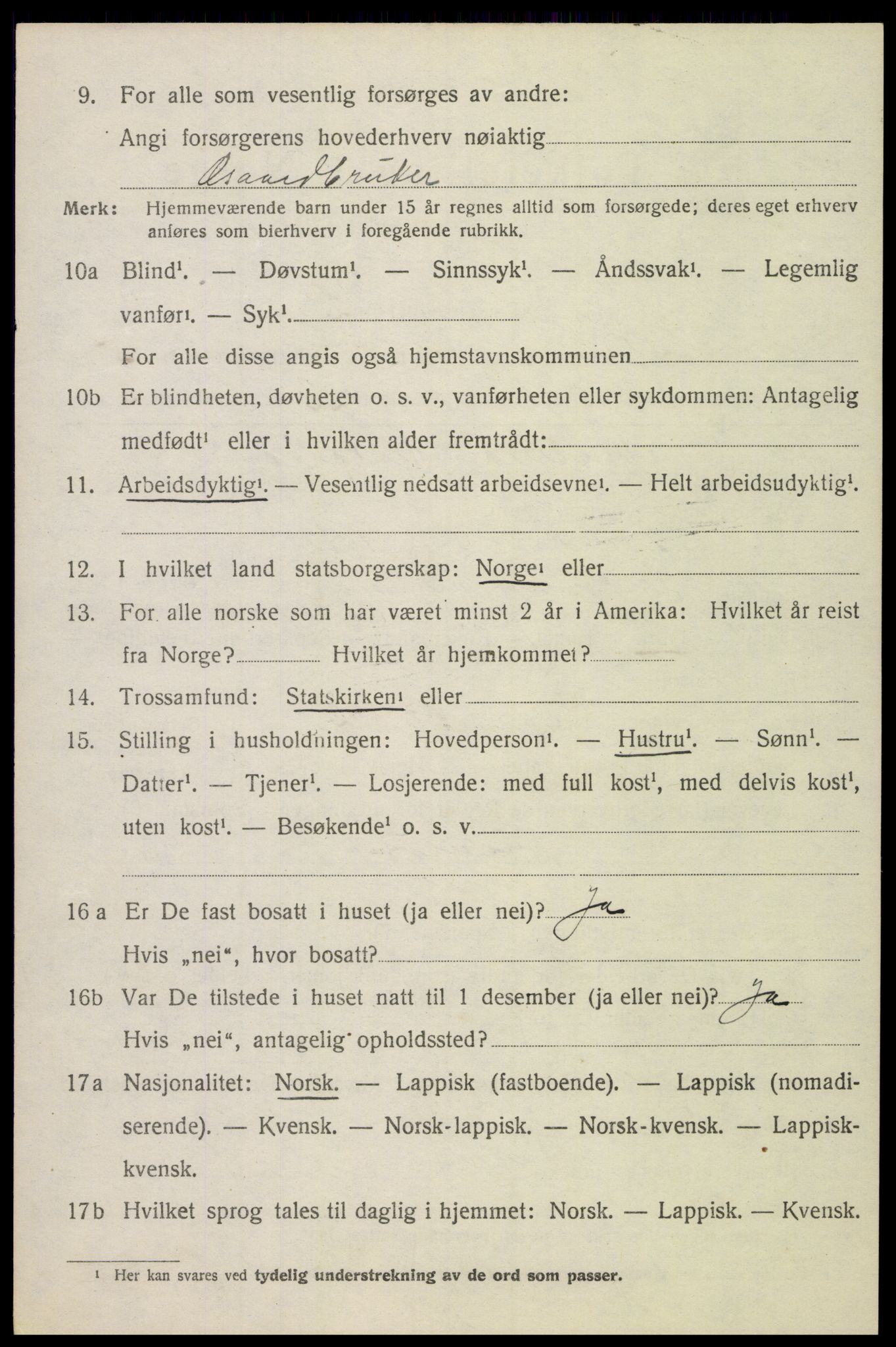 SAT, Folketelling 1920 for 1855 Ankenes herred, 1920, s. 3112