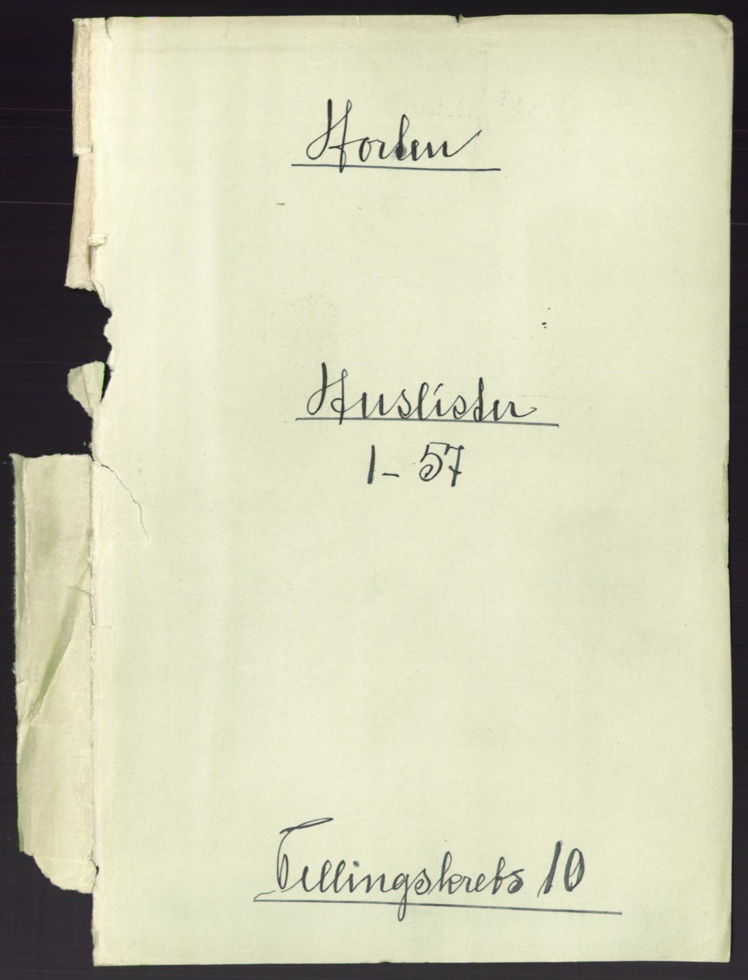 RA, Folketelling 1891 for 0703 Horten ladested, 1891, s. 1043