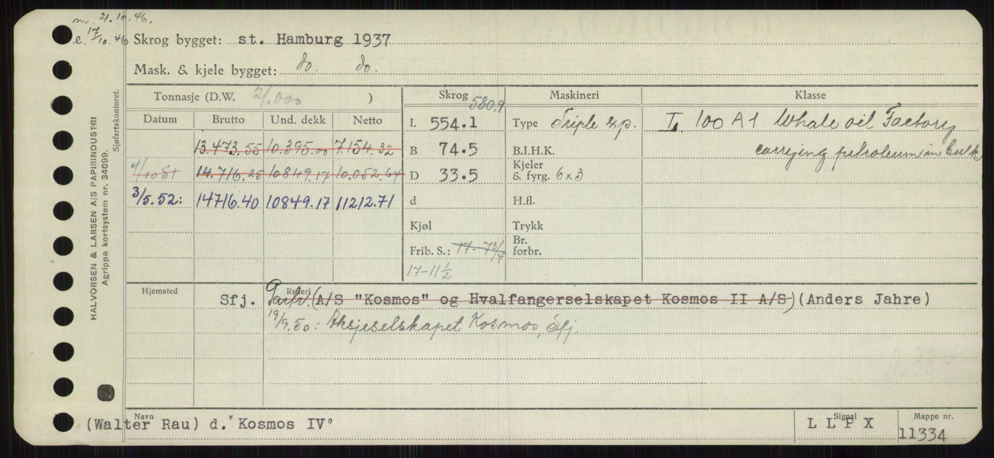 Sjøfartsdirektoratet med forløpere, Skipsmålingen, RA/S-1627/H/Hb/L0003: Fartøy, I-N, s. 197