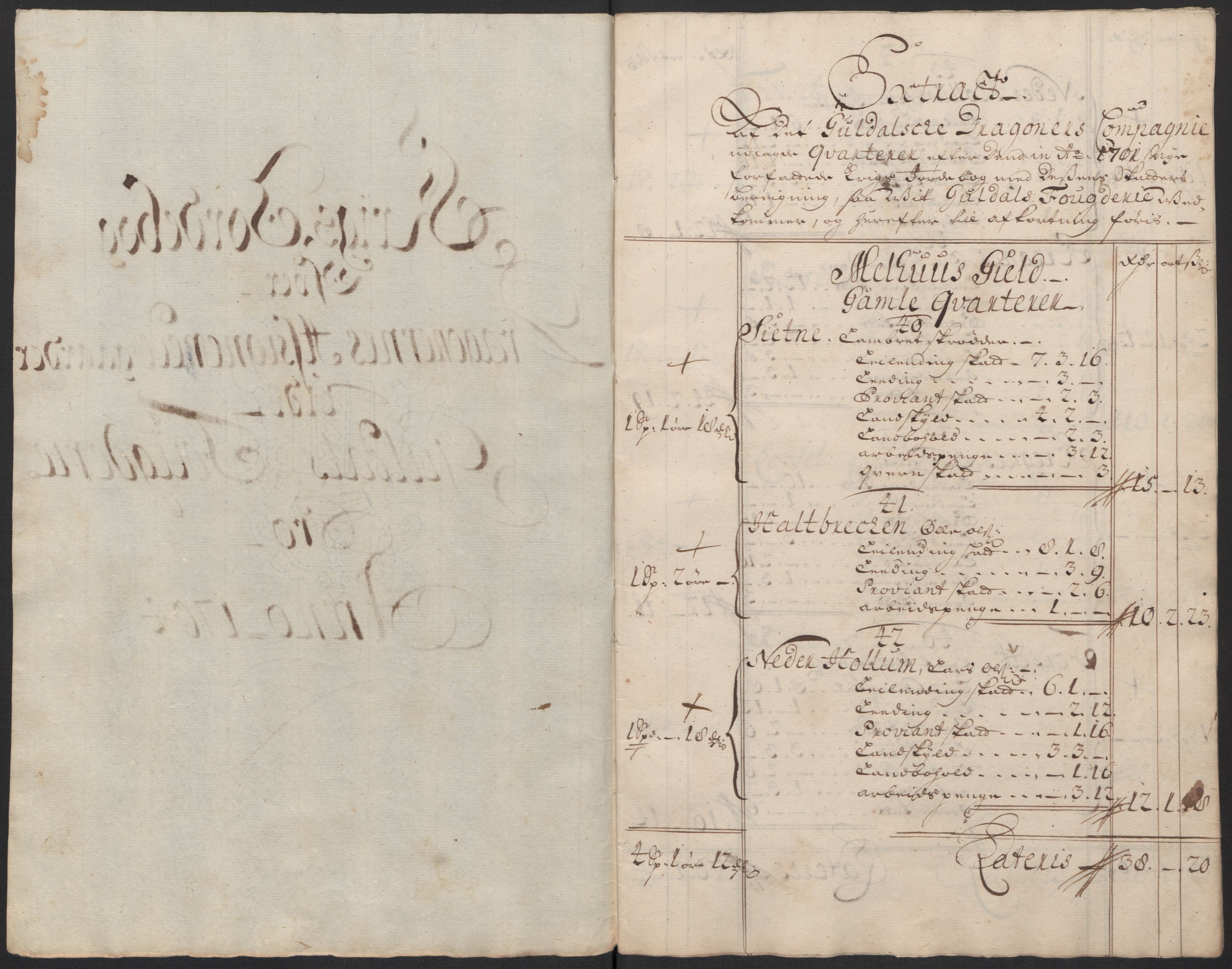 Rentekammeret inntil 1814, Reviderte regnskaper, Fogderegnskap, AV/RA-EA-4092/R60/L3954: Fogderegnskap Orkdal og Gauldal, 1704, s. 409