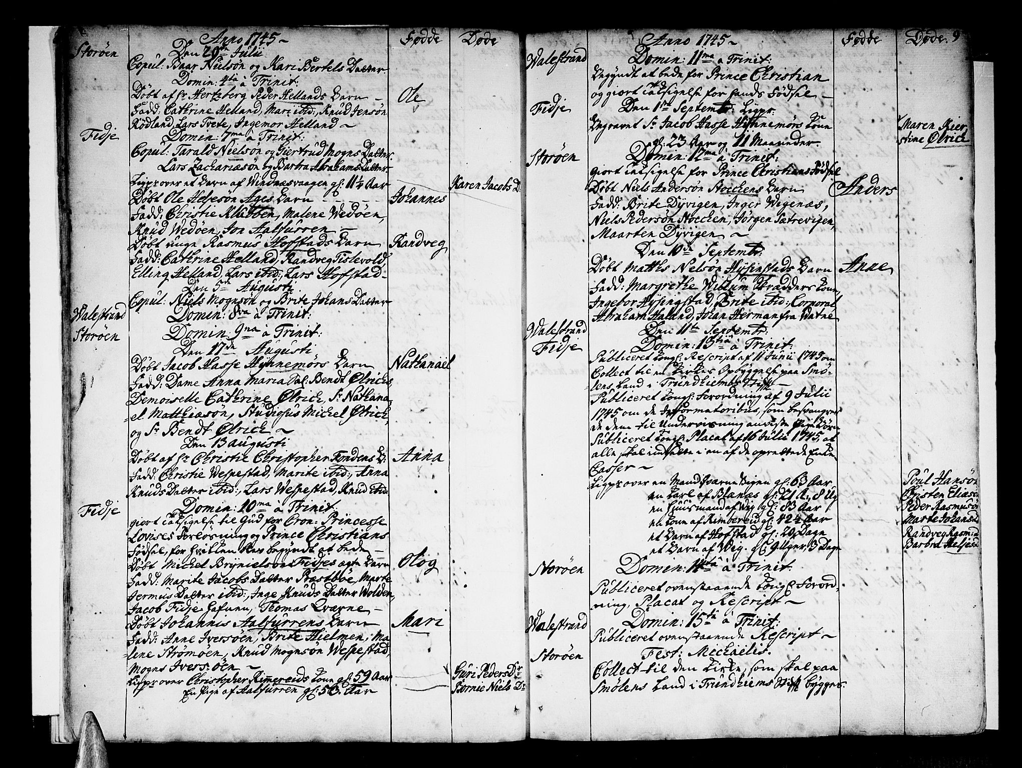 Stord sokneprestembete, SAB/A-78201/H/Haa: Ministerialbok nr. A 2, 1744-1777, s. 9