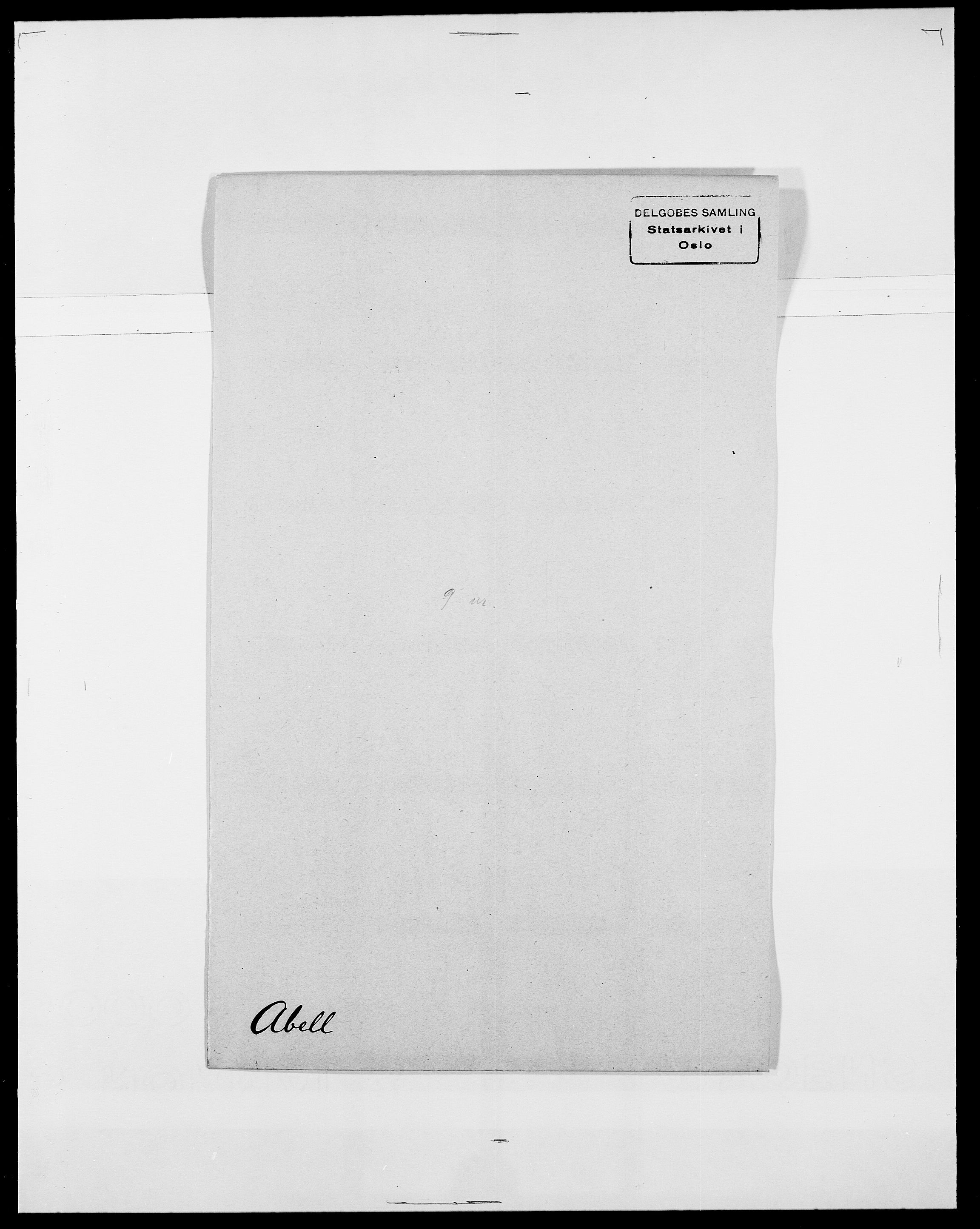 Delgobe, Charles Antoine - samling, SAO/PAO-0038/D/Da/L0001: Aabye - Angerman, s. 190