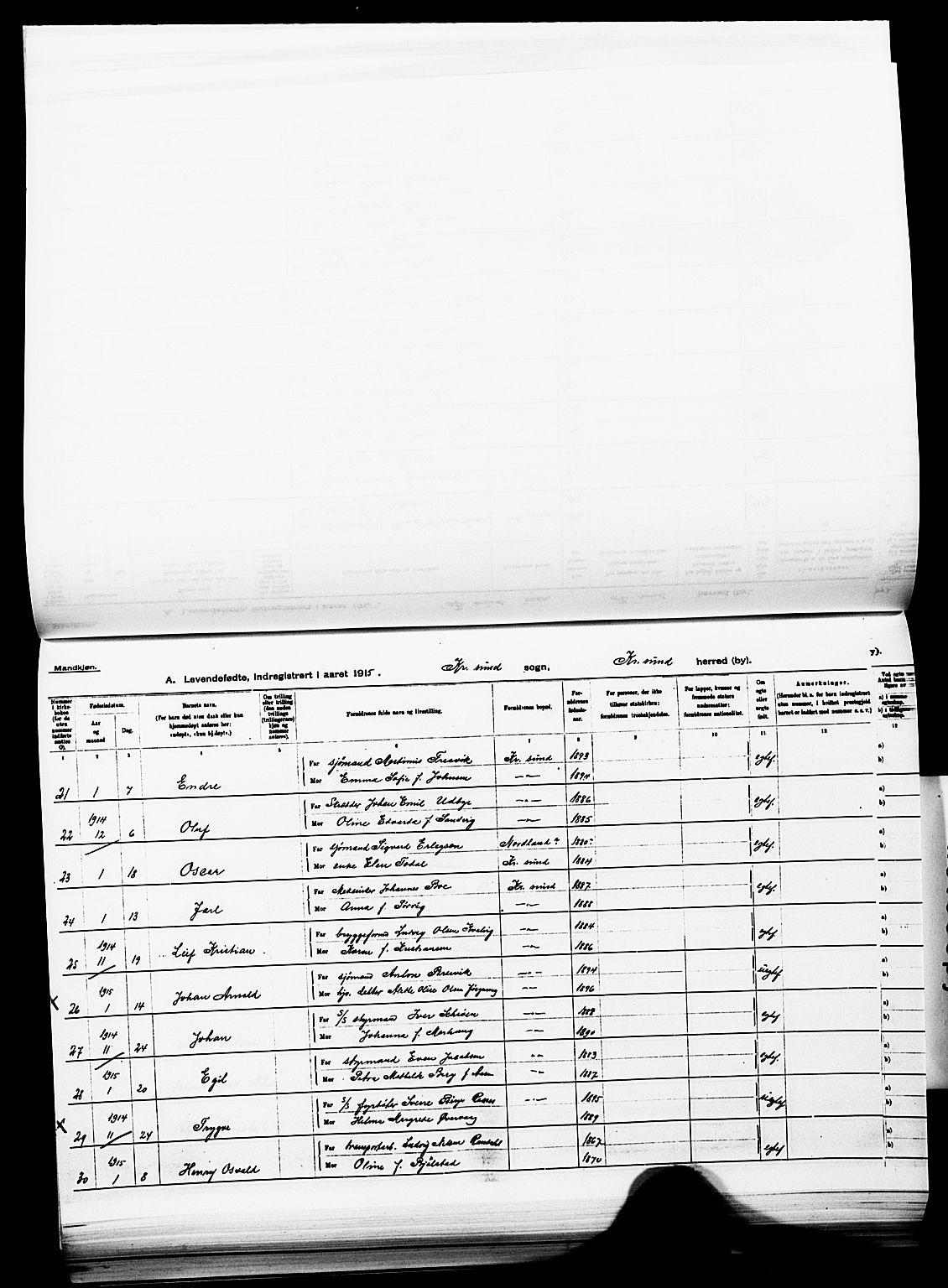 Ministerialprotokoller, klokkerbøker og fødselsregistre - Møre og Romsdal, AV/SAT-A-1454/572/L0861: Ministerialbok nr. 572D05, 1913-1920