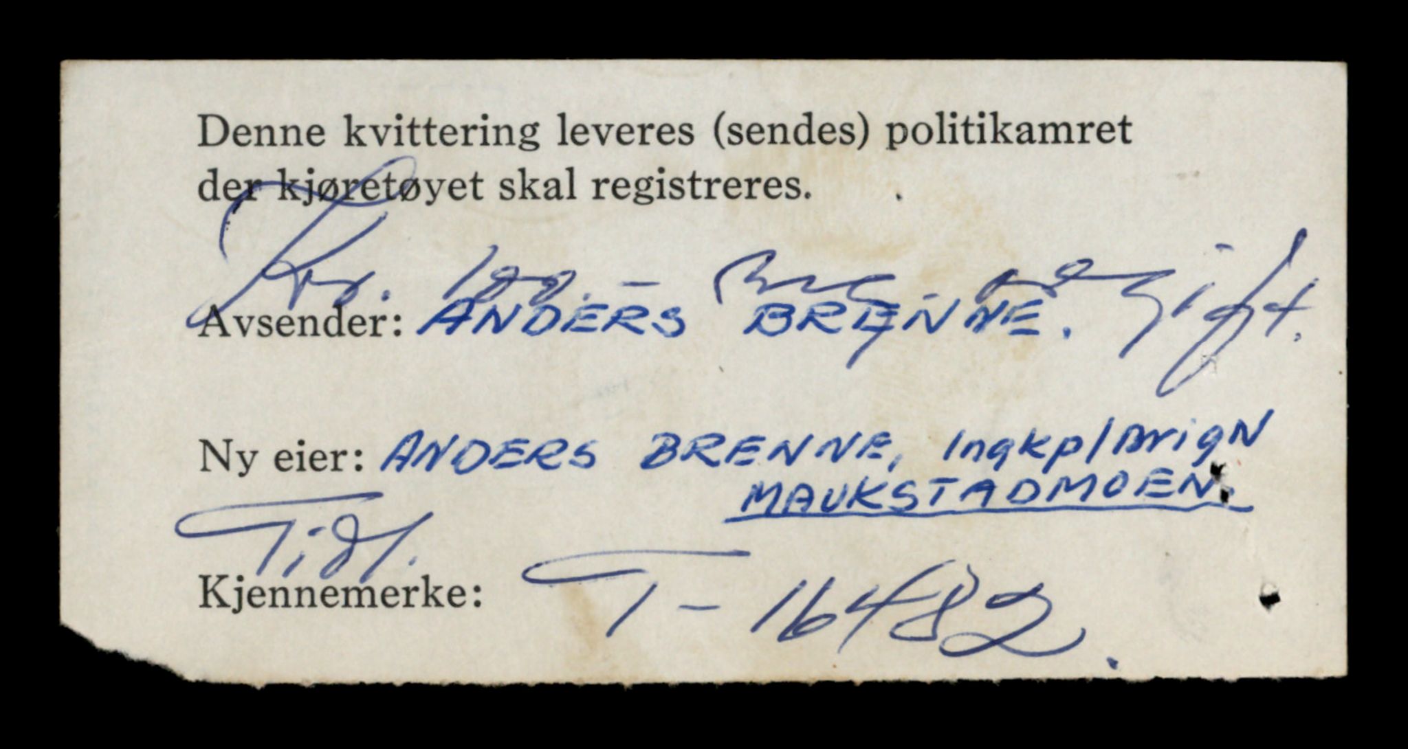 Møre og Romsdal vegkontor - Ålesund trafikkstasjon, AV/SAT-A-4099/F/Fe/L0039: Registreringskort for kjøretøy T 13361 - T 13530, 1927-1998, s. 1470