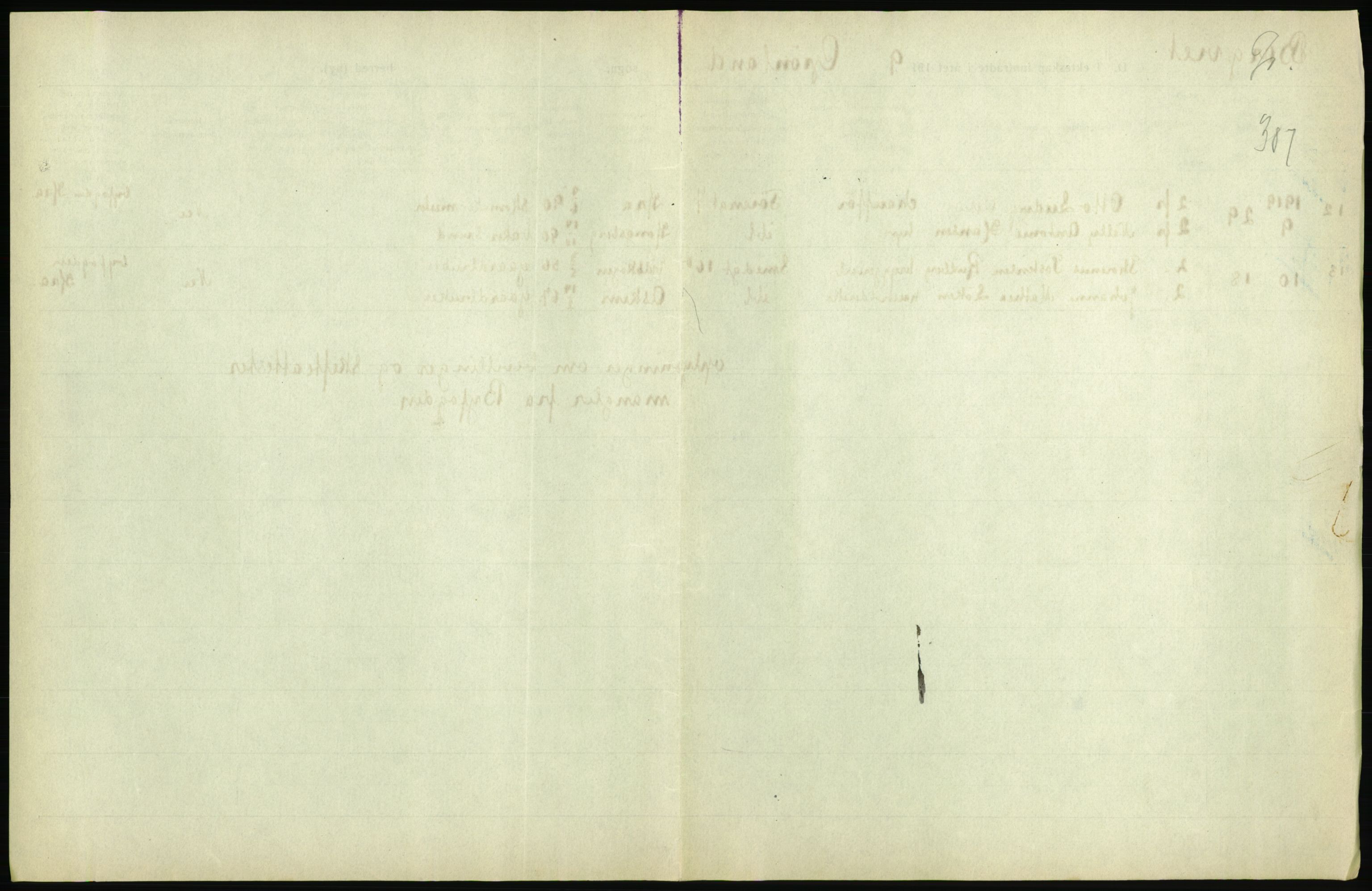 Statistisk sentralbyrå, Sosiodemografiske emner, Befolkning, AV/RA-S-2228/D/Df/Dfb/Dfbi/L0009: Kristiania: Gifte, 1919, s. 723
