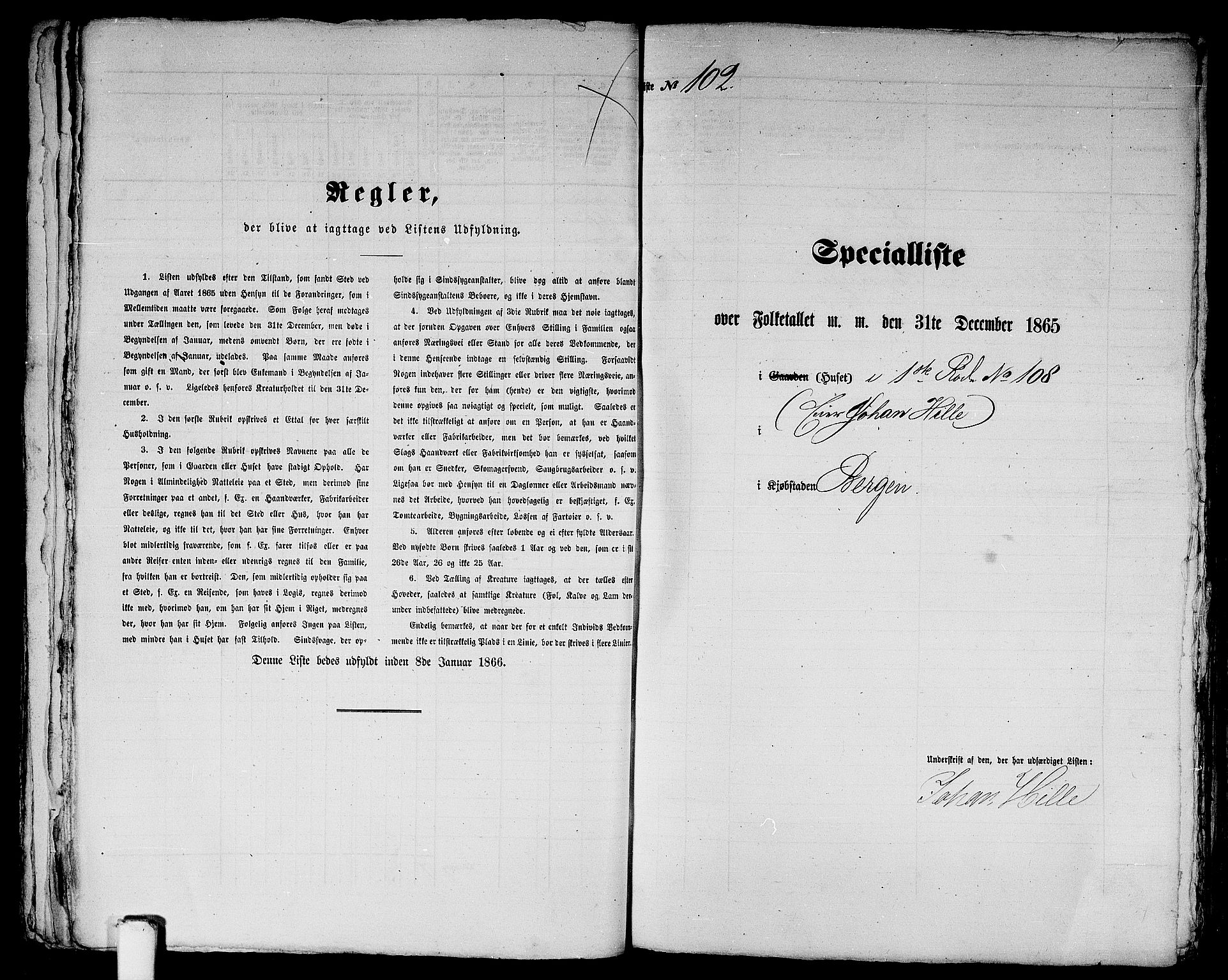 RA, Folketelling 1865 for 1301 Bergen kjøpstad, 1865, s. 246