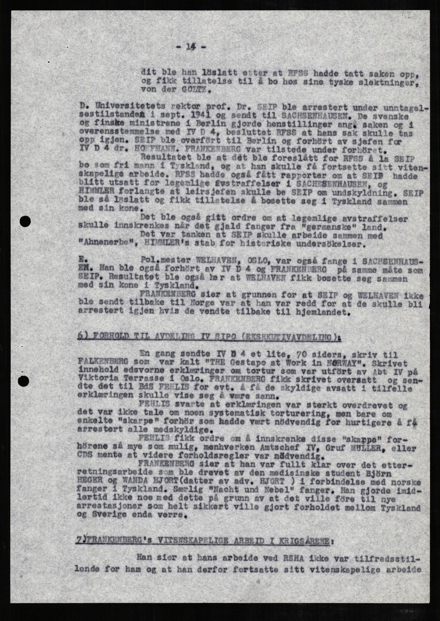 Forsvaret, Forsvarets overkommando II, AV/RA-RAFA-3915/D/Db/L0008: CI Questionaires. Tyske okkupasjonsstyrker i Norge. Tyskere., 1945-1946, s. 227