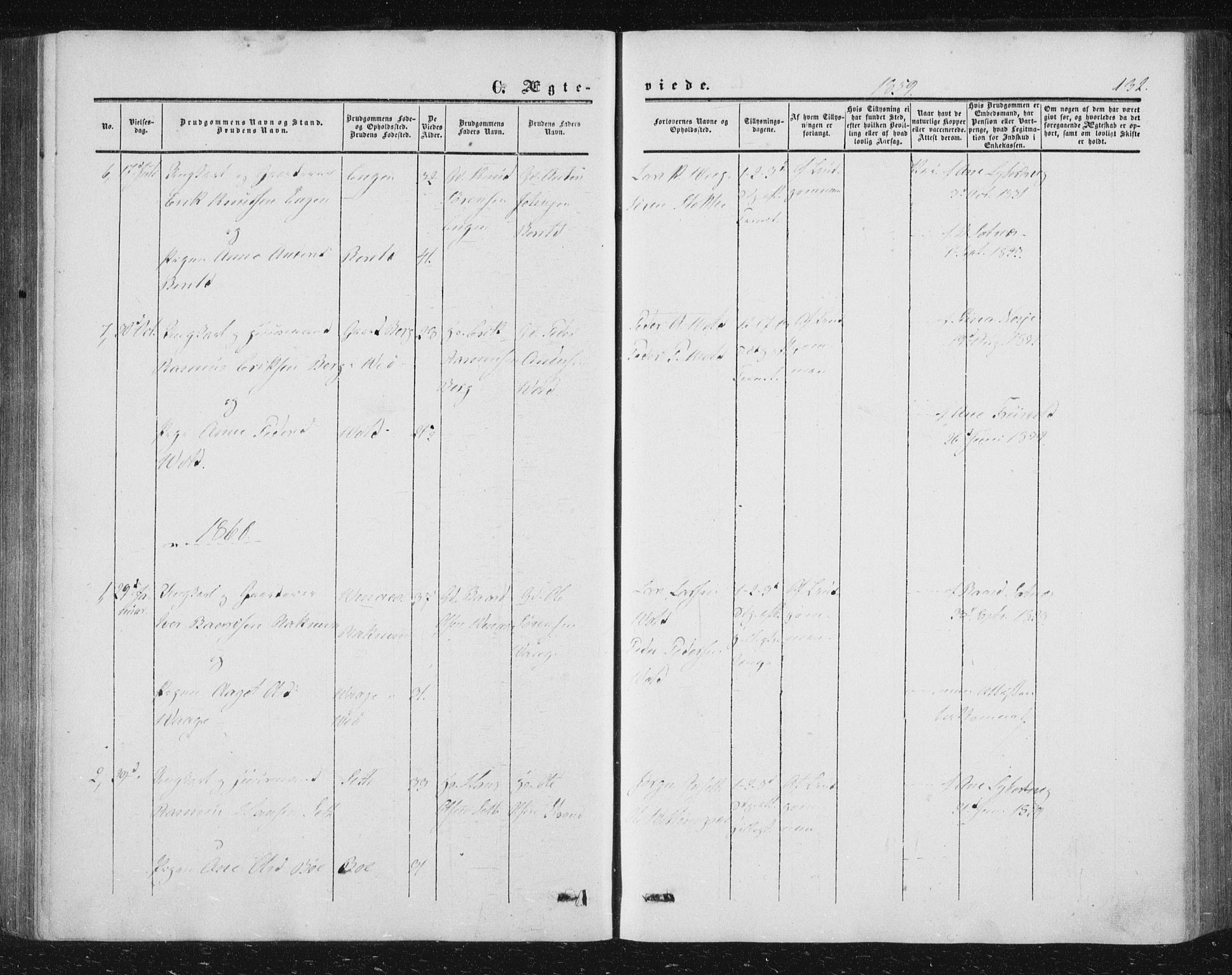 Ministerialprotokoller, klokkerbøker og fødselsregistre - Møre og Romsdal, AV/SAT-A-1454/543/L0562: Ministerialbok nr. 543A02, 1854-1884, s. 132