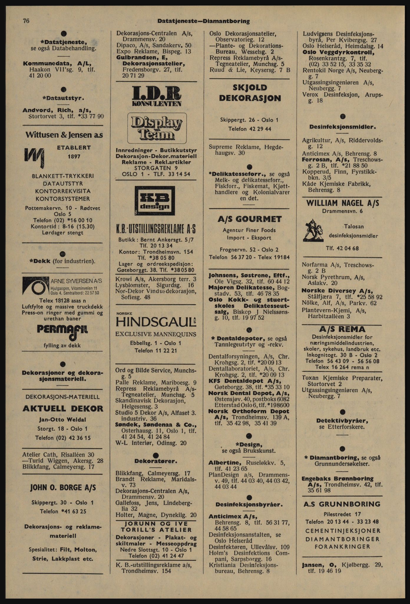 Kristiania/Oslo adressebok, PUBL/-, 1977-1978, s. 76