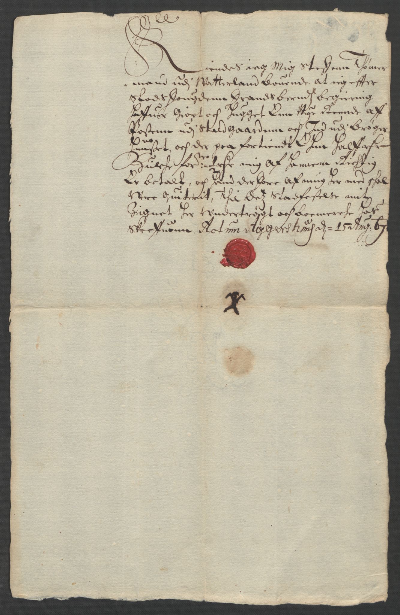 Rentekammeret inntil 1814, Reviderte regnskaper, Stiftamtstueregnskaper, Landkommissariatet på Akershus og Akershus stiftamt, AV/RA-EA-5869/R/Rb/L0041: Akershus stiftamt, 1666