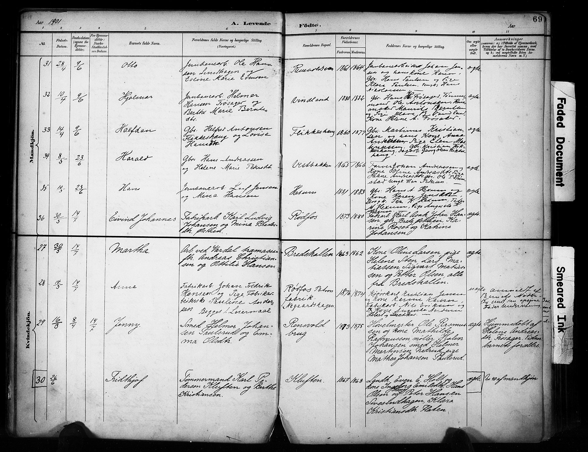 Vestre Toten prestekontor, AV/SAH-PREST-108/H/Ha/Haa/L0011: Ministerialbok nr. 11, 1895-1906, s. 69