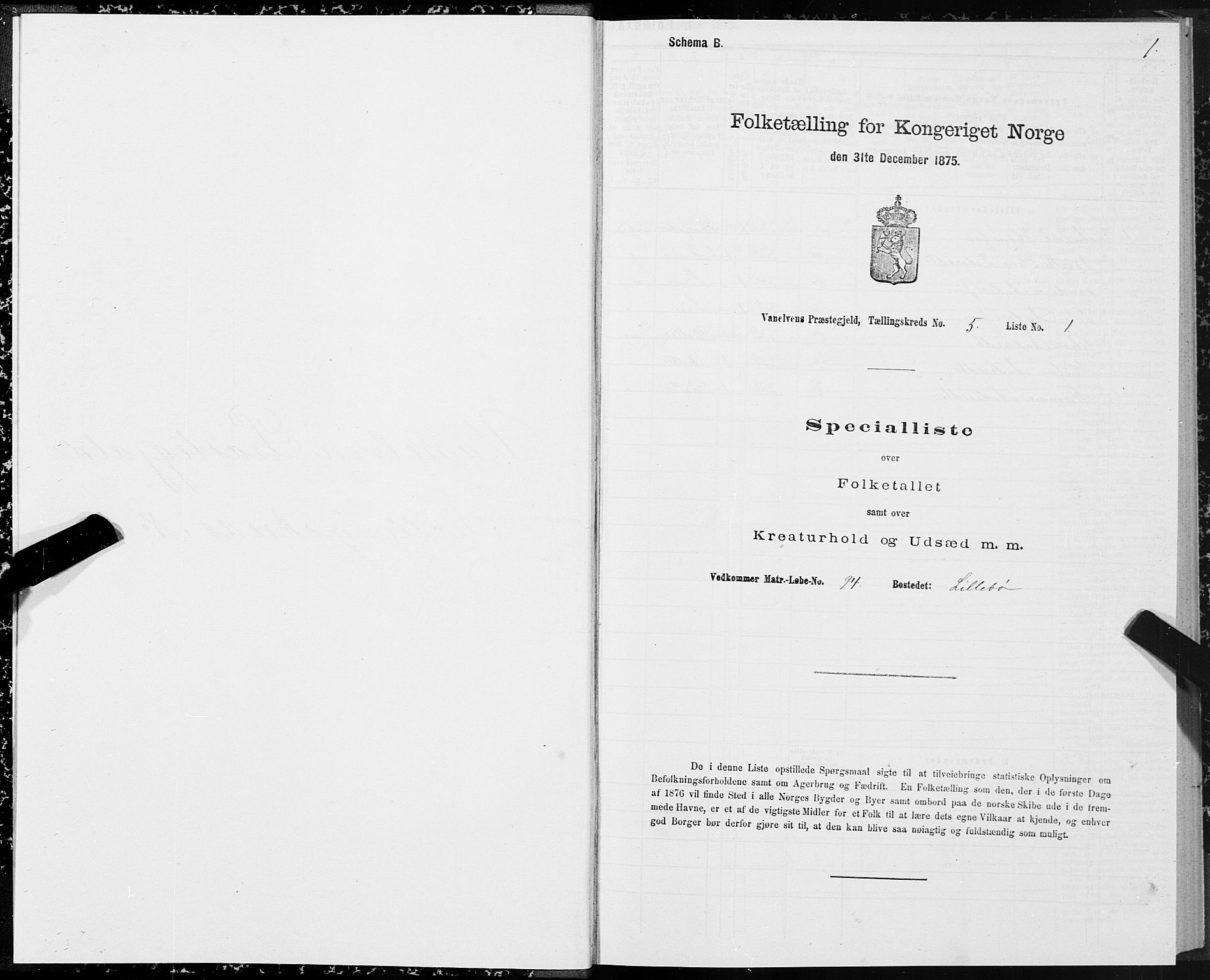 SAT, Folketelling 1875 for 1511P Vanylven prestegjeld, 1875, s. 3001