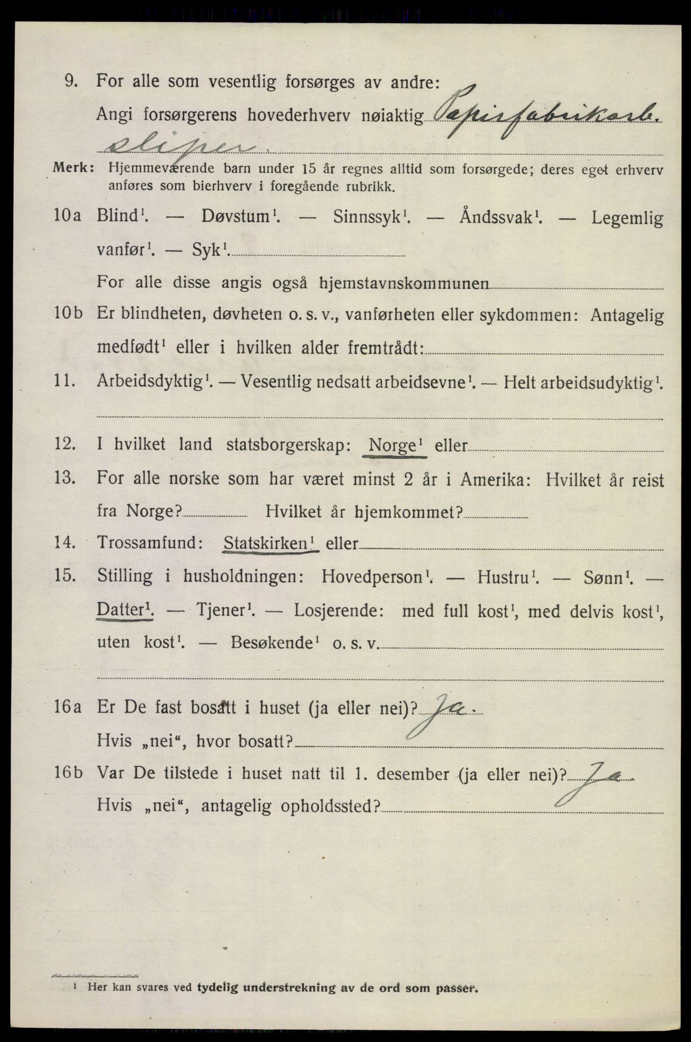 SAKO, Folketelling 1920 for 0818 Solum herred, 1920, s. 7575