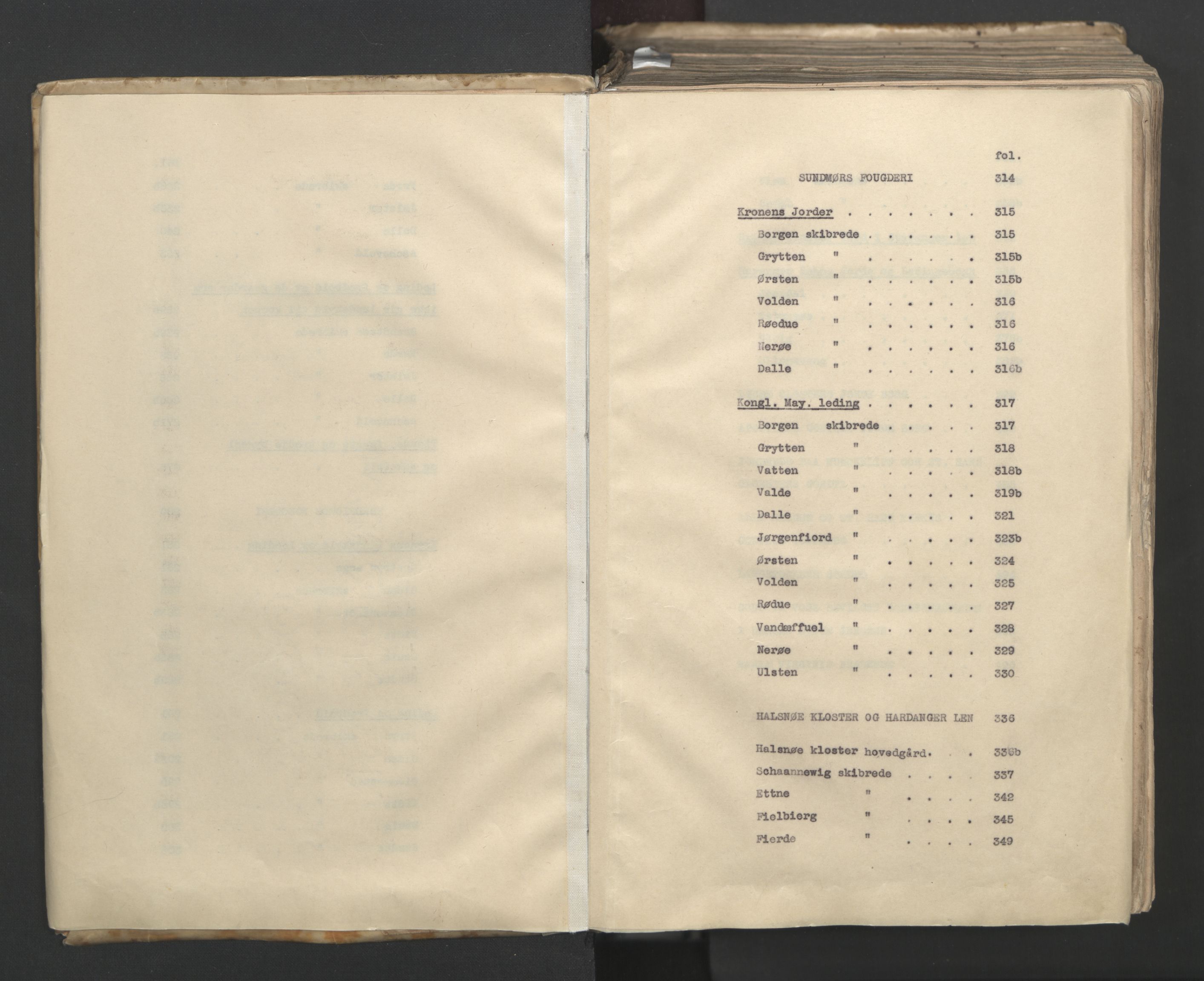 Rentekammeret inntil 1814, Realistisk ordnet avdeling, AV/RA-EA-4070/L/L0025/0001: Bergen lagdømme: / [B]: Kronens jordebok. Nordhordland, Sunnhordland, Ytre Sogn, Indre Sogn, Sunnfjord, Nordfjord, Sunnmøre, Hardanger med Halsnøy kloster, Lyse kloster, Apostelgodset, Munkeliv og St. Hans kloster, Alle helgen gods, Lagstolen gods, Ove Jenssøns gods på Voss, 1661