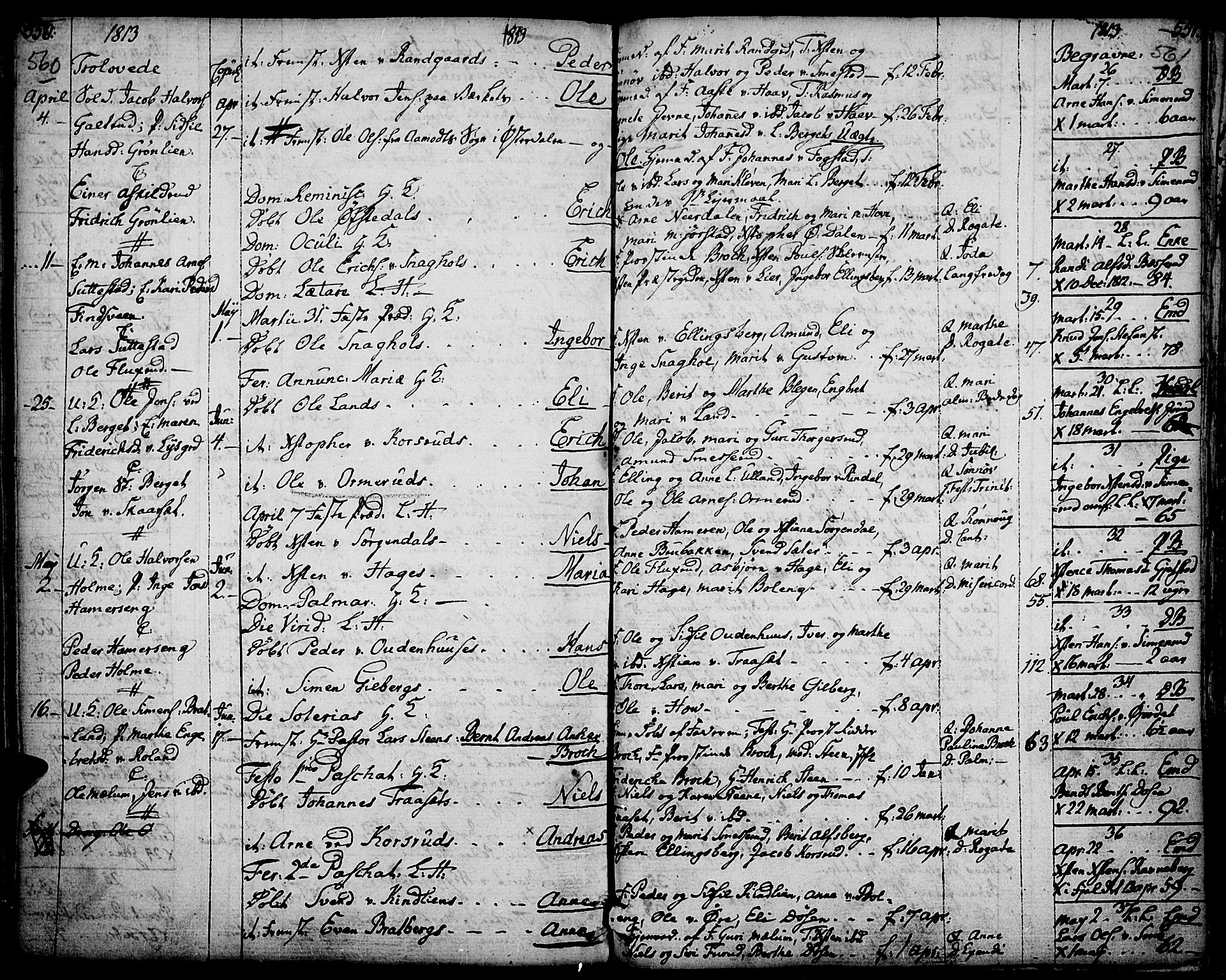Fåberg prestekontor, AV/SAH-PREST-086/H/Ha/Haa/L0002: Ministerialbok nr. 2, 1775-1818, s. 560-561