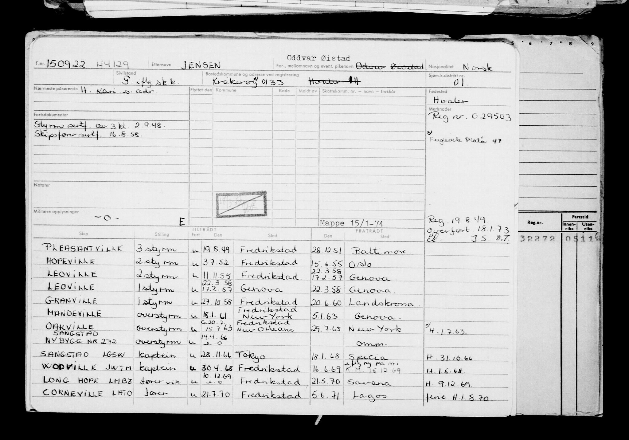 Direktoratet for sjømenn, RA/S-3545/G/Gb/L0210: Hovedkort, 1922, s. 632