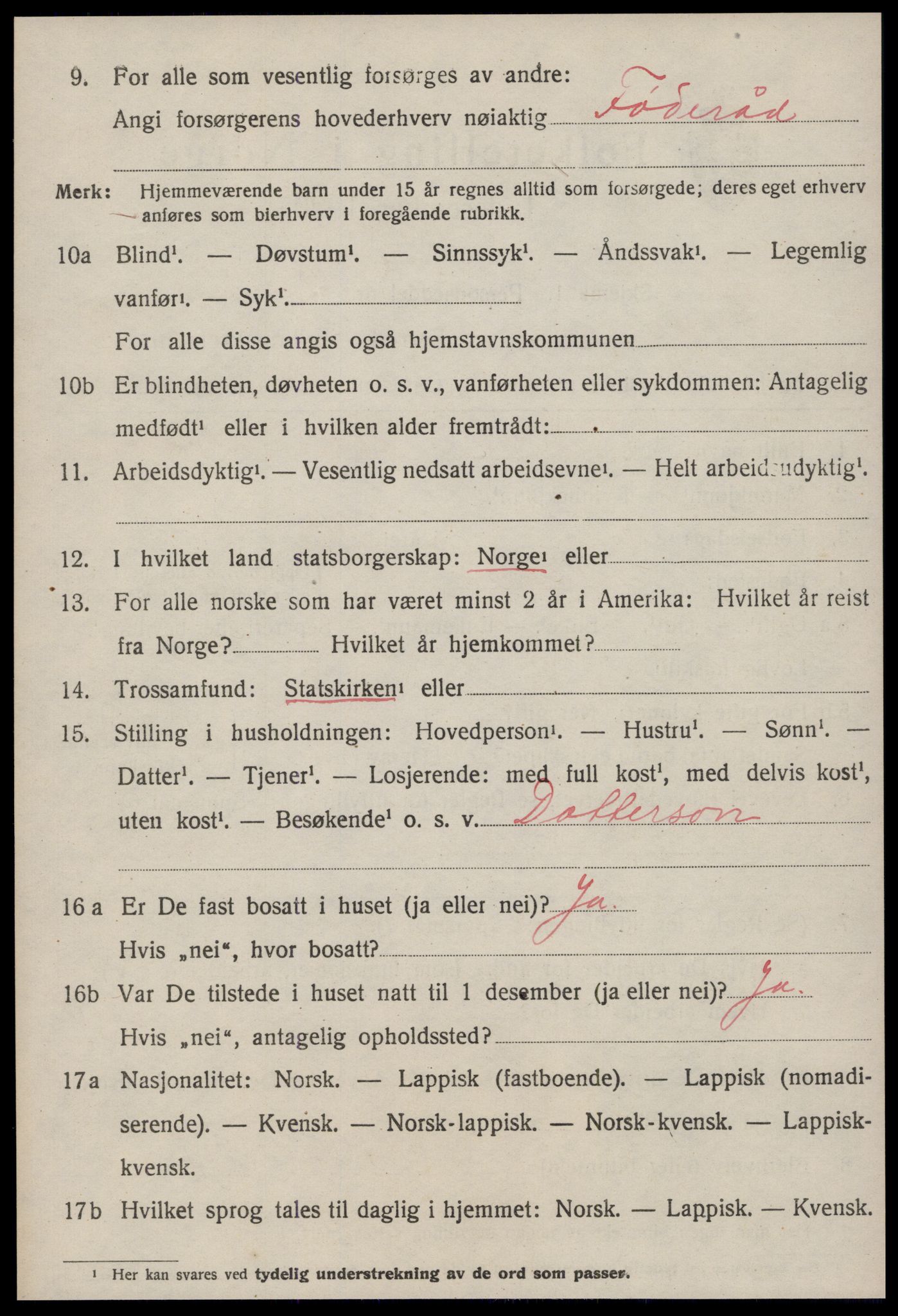SAT, Folketelling 1920 for 1653 Melhus herred, 1920, s. 6016