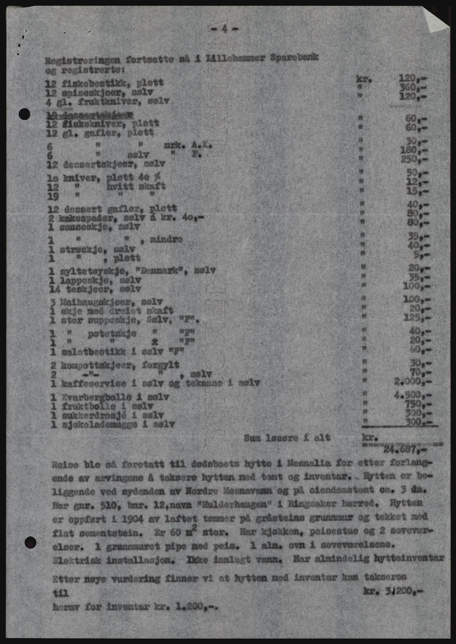 Nord-Hedmark sorenskriveri, SAH/TING-012/H/Hc/L0033: Pantebok nr. 33, 1970-1970, Dagboknr: 1169/1970