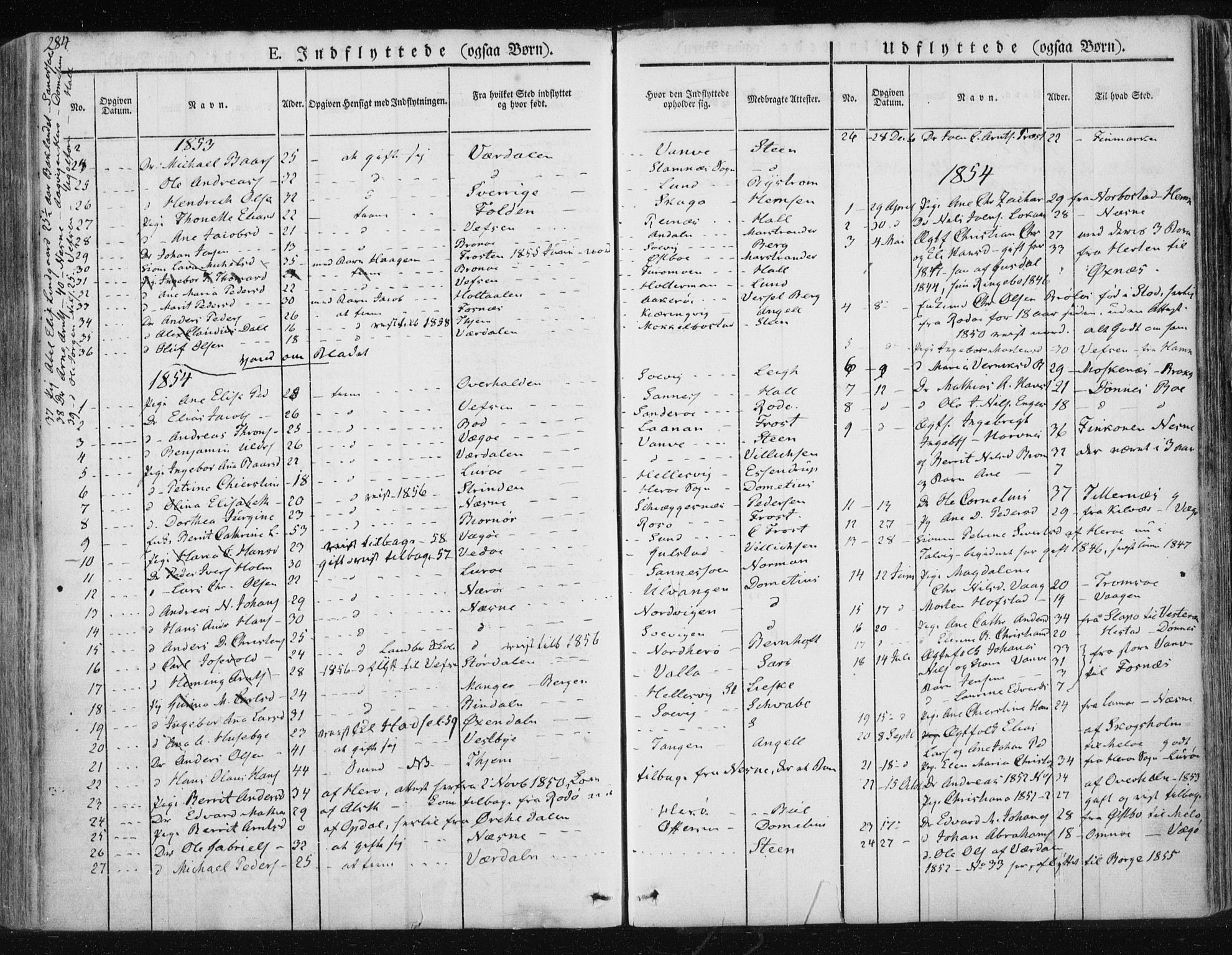 Ministerialprotokoller, klokkerbøker og fødselsregistre - Nordland, SAT/A-1459/830/L0447: Ministerialbok nr. 830A11, 1831-1854, s. 284