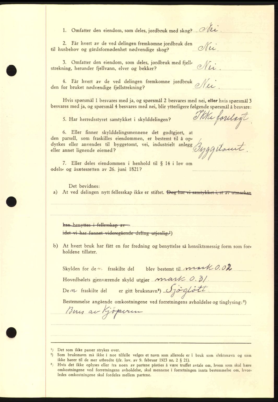 Nordmøre sorenskriveri, AV/SAT-A-4132/1/2/2Ca: Pantebok nr. A91, 1941-1942, Dagboknr: 2101/1941