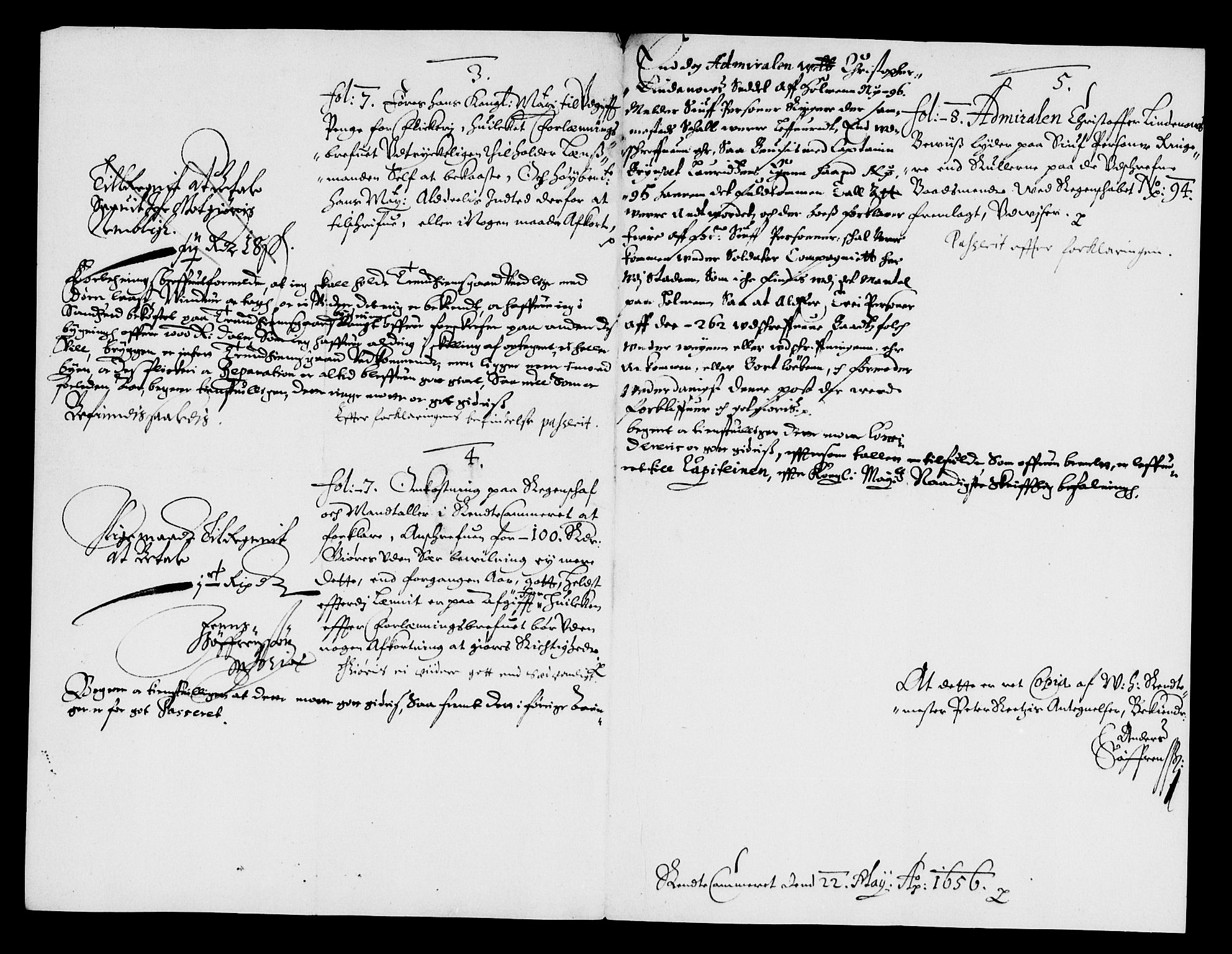 Rentekammeret inntil 1814, Reviderte regnskaper, Lensregnskaper, AV/RA-EA-5023/R/Rb/Rbw/L0119: Trondheim len, 1654-1656