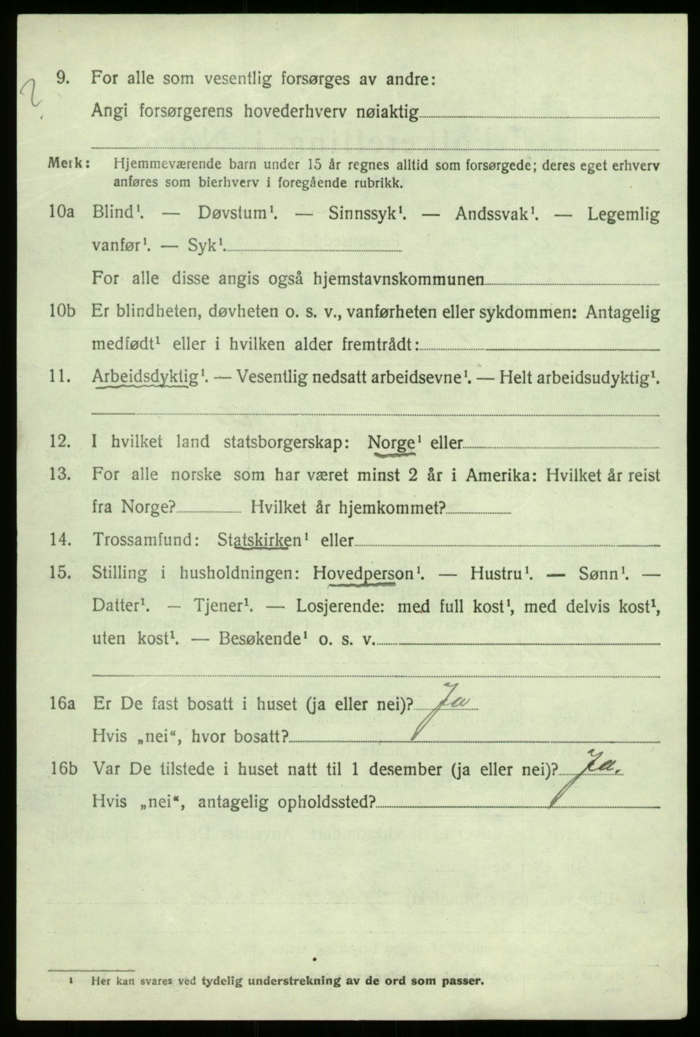 SAB, Folketelling 1920 for 1422 Lærdal herred, 1920, s. 3181