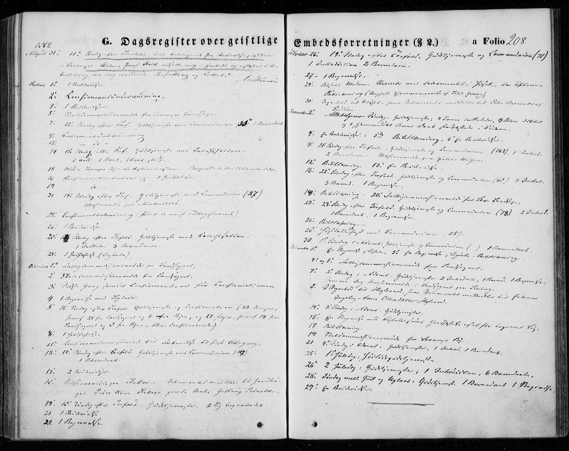 Ministerialprotokoller, klokkerbøker og fødselsregistre - Nord-Trøndelag, AV/SAT-A-1458/720/L0184: Ministerialbok nr. 720A02 /1, 1855-1863, s. 208