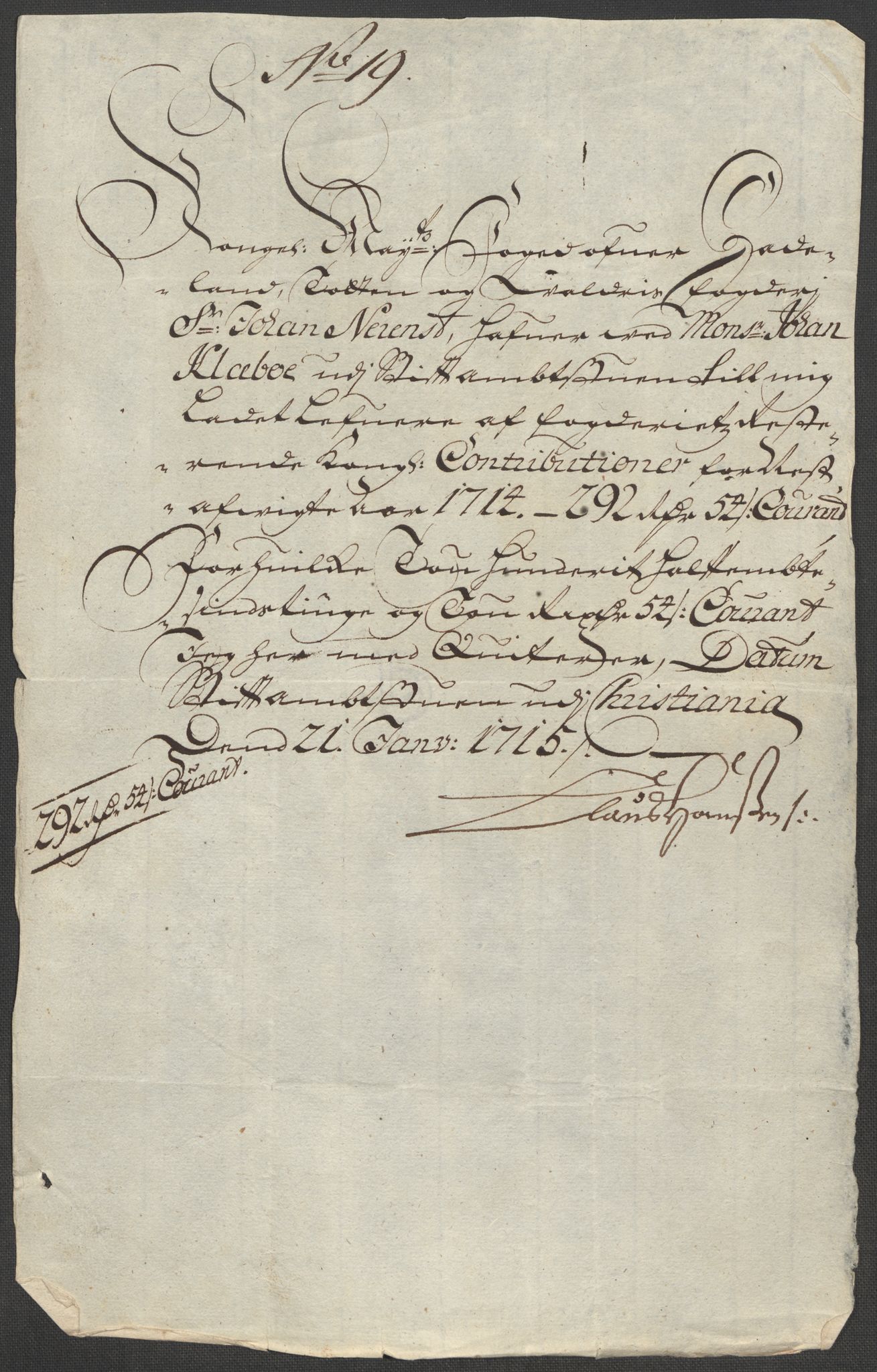 Rentekammeret inntil 1814, Reviderte regnskaper, Fogderegnskap, AV/RA-EA-4092/R18/L1314: Fogderegnskap Hadeland, Toten og Valdres, 1715, s. 446