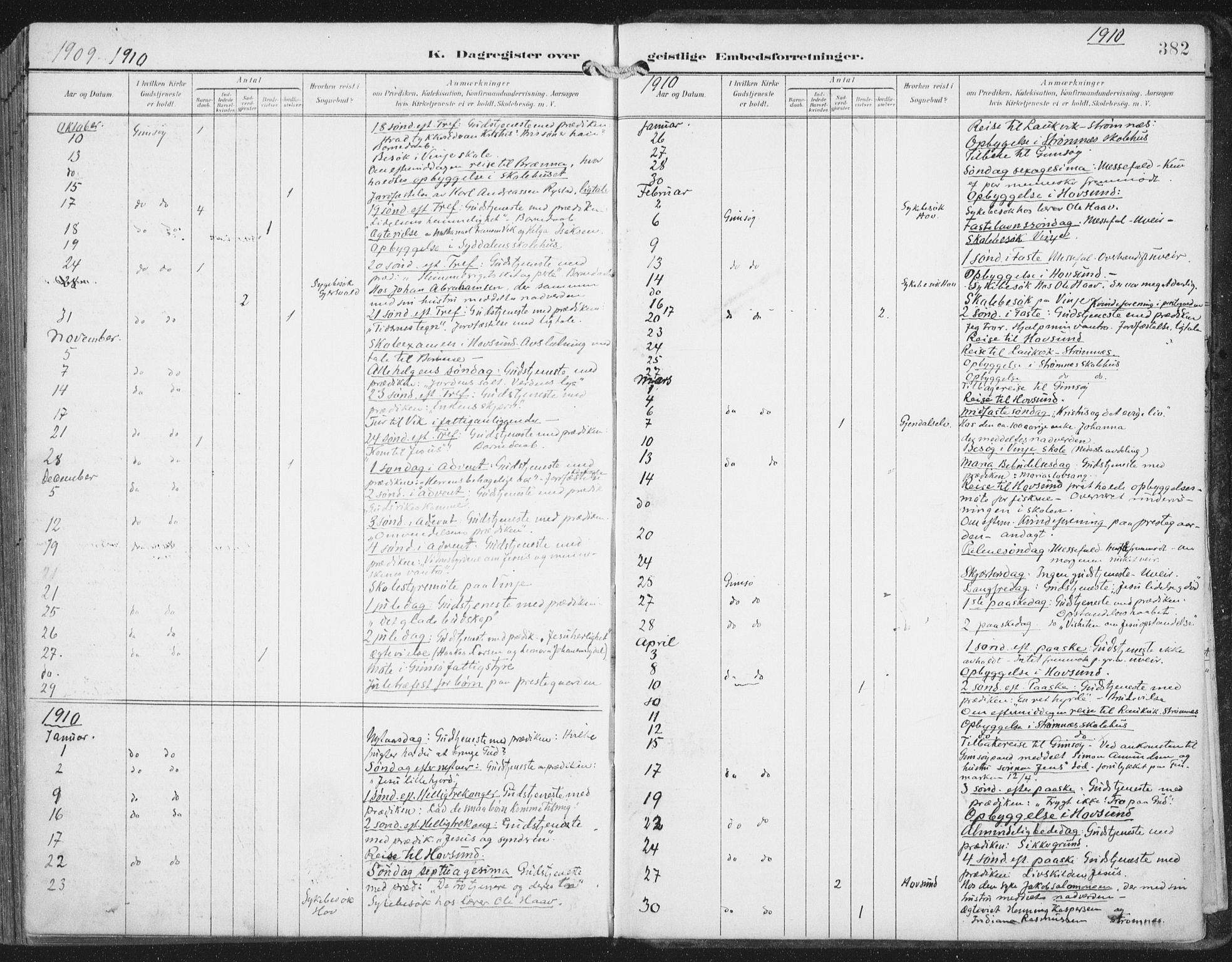 Ministerialprotokoller, klokkerbøker og fødselsregistre - Nordland, SAT/A-1459/876/L1098: Ministerialbok nr. 876A04, 1896-1915, s. 382