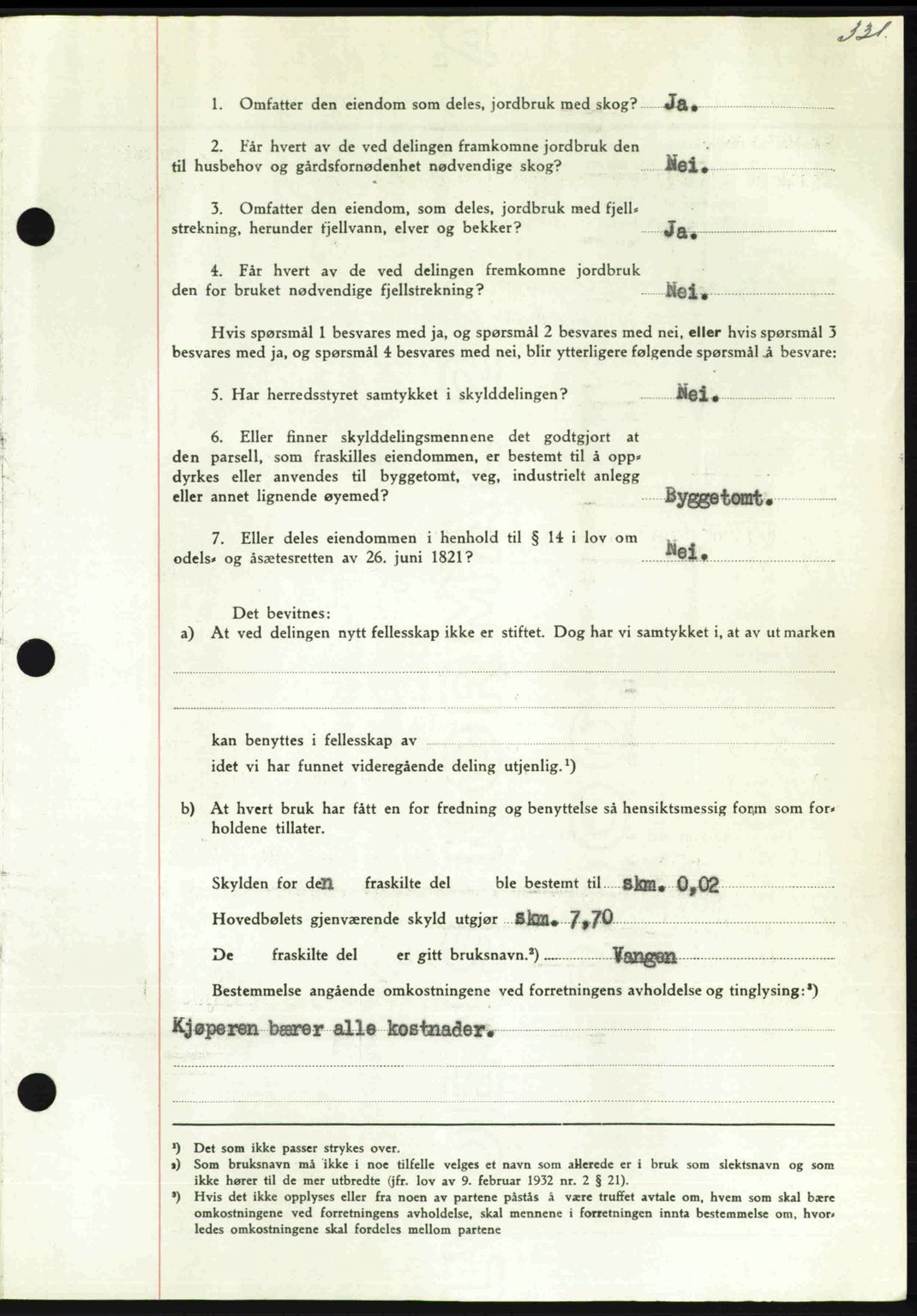 Nordmøre sorenskriveri, AV/SAT-A-4132/1/2/2Ca: Pantebok nr. A116, 1950-1950, Dagboknr: 2949/1950