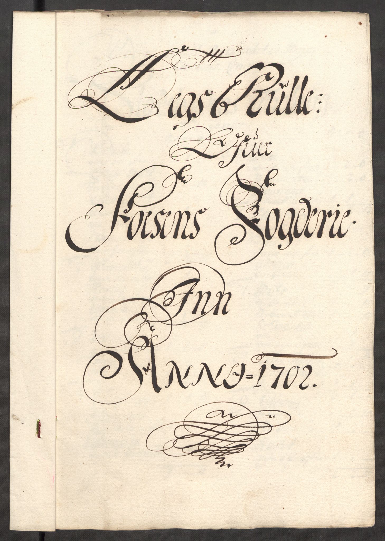 Rentekammeret inntil 1814, Reviderte regnskaper, Fogderegnskap, RA/EA-4092/R57/L3855: Fogderegnskap Fosen, 1702-1703, s. 118