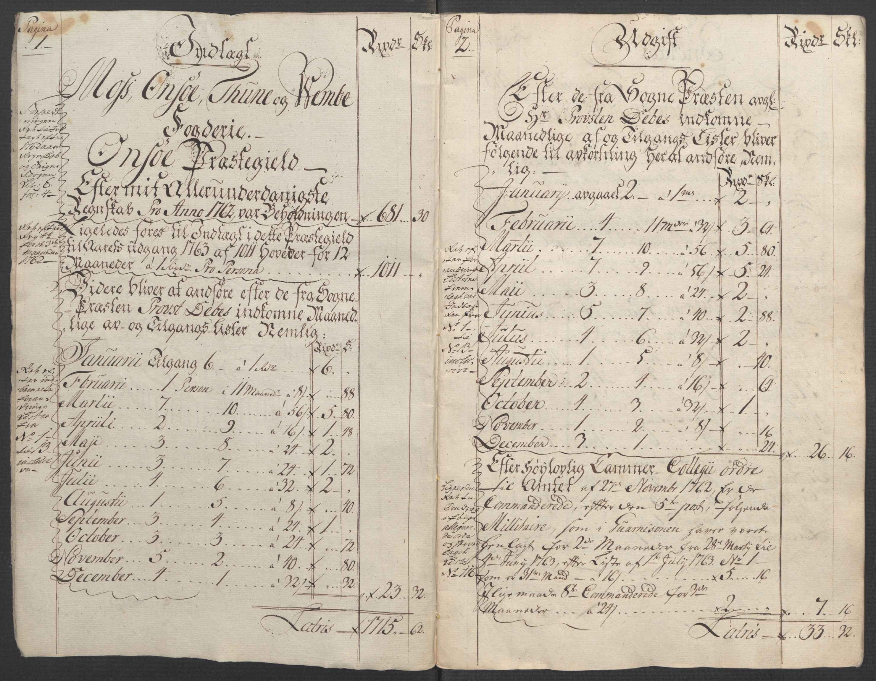Rentekammeret inntil 1814, Reviderte regnskaper, Fogderegnskap, RA/EA-4092/R04/L0261: Ekstraskatten Moss, Onsøy, Tune, Veme og Åbygge, 1763, s. 7