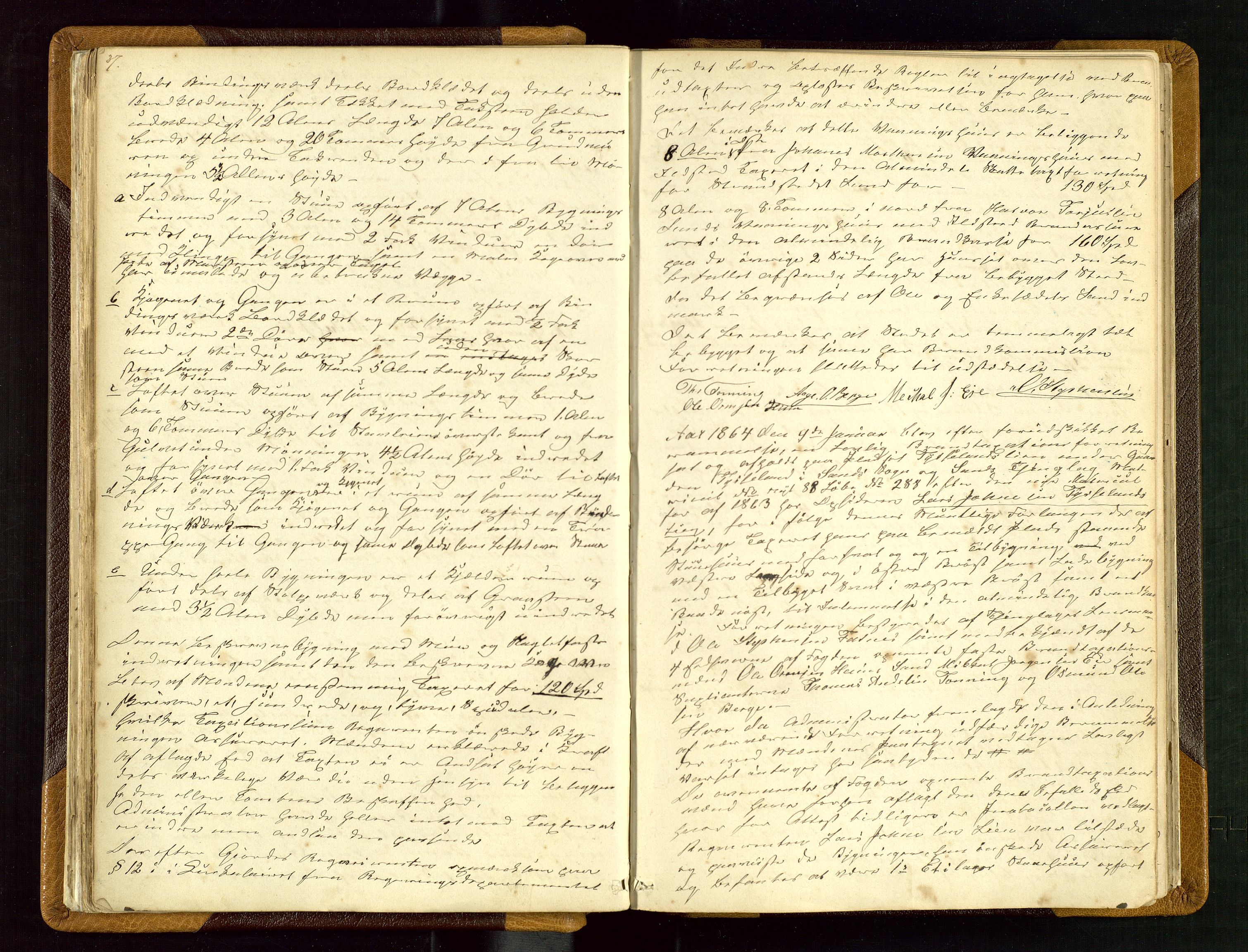 Sand lensmannskontor, AV/SAST-A-100415/Gob/L0001: Branntakstprotokoll, 1860-1879, s. 37