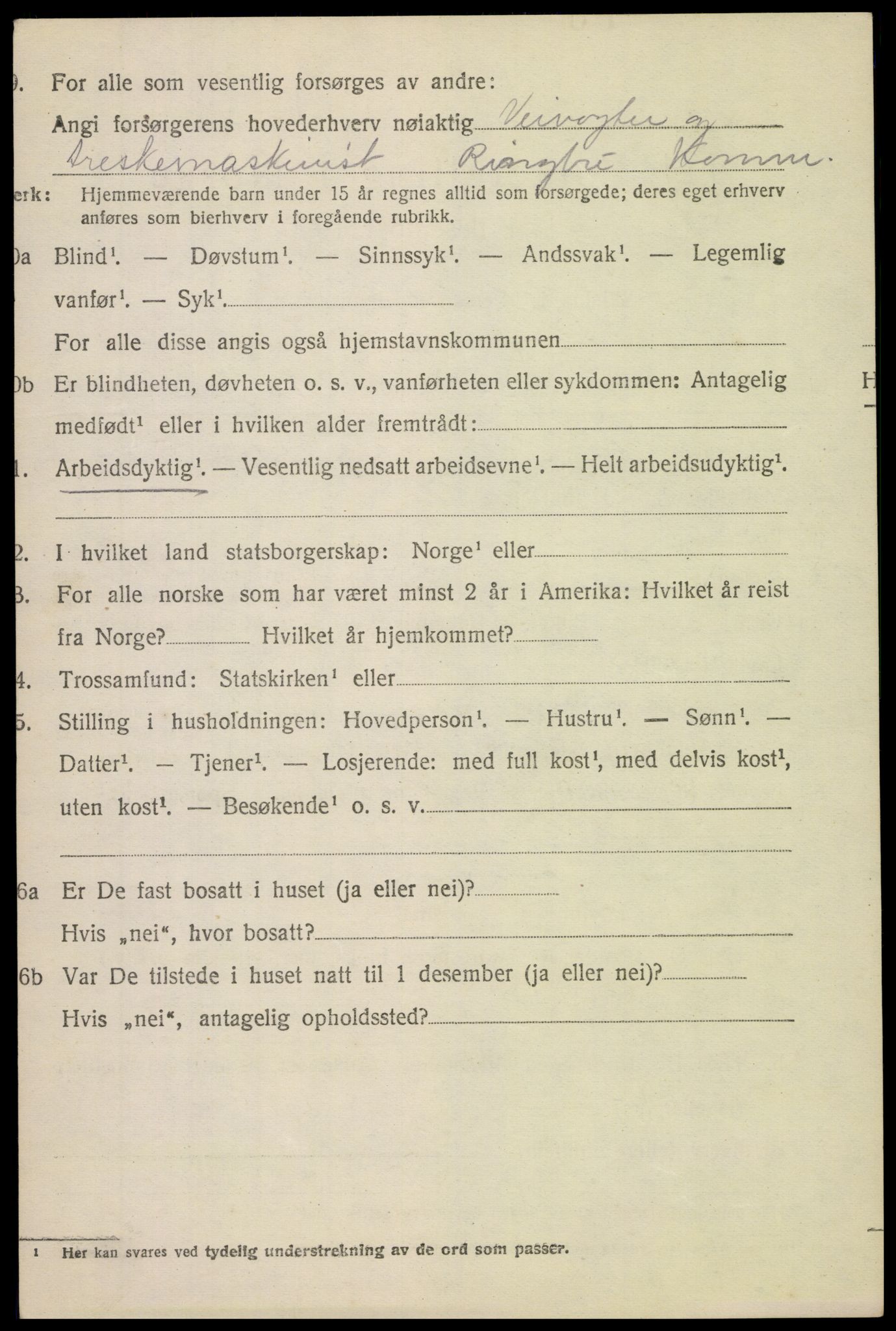 SAH, Folketelling 1920 for 0520 Ringebu herred, 1920, s. 1946