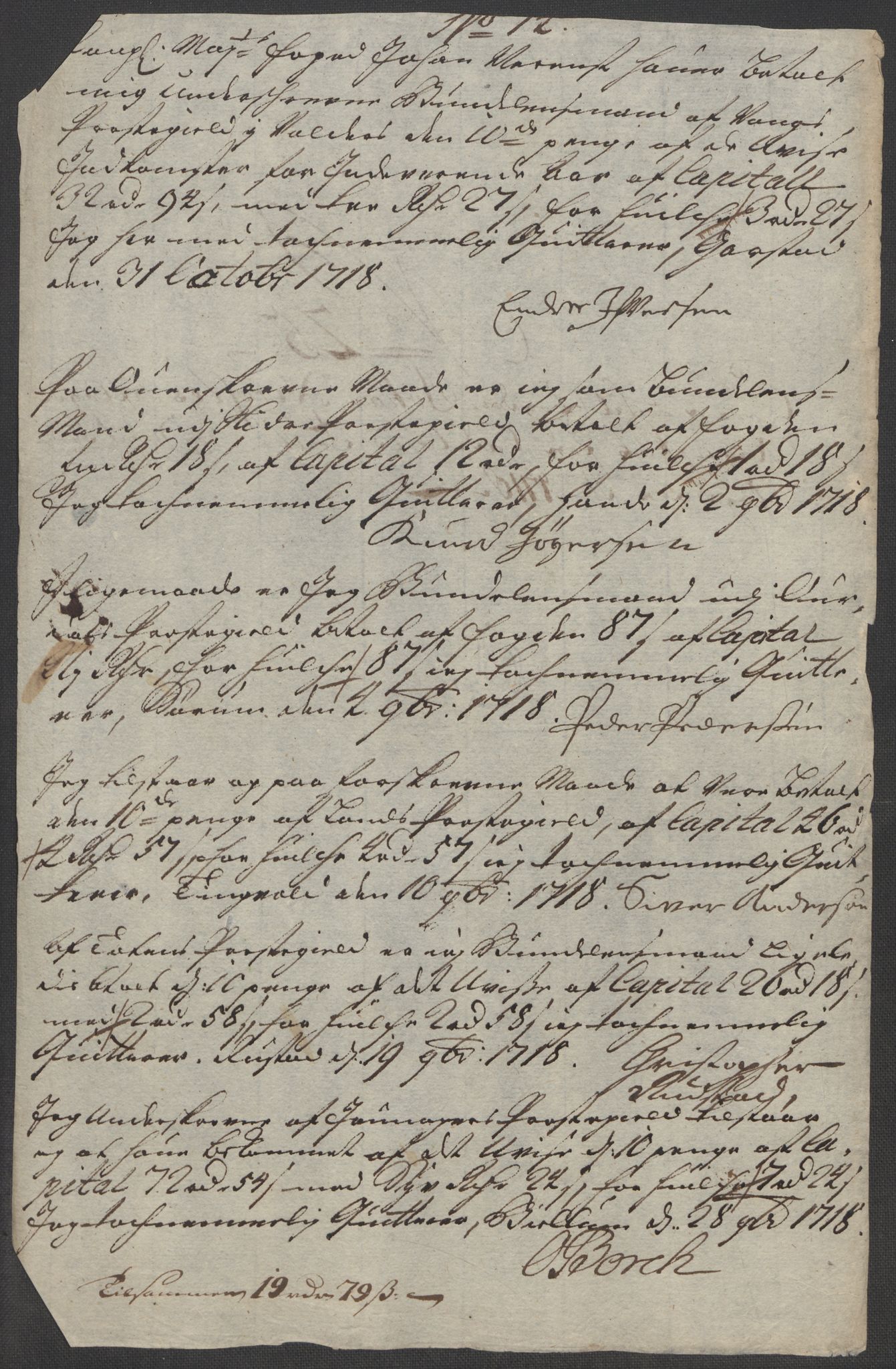 Rentekammeret inntil 1814, Reviderte regnskaper, Fogderegnskap, RA/EA-4092/R18/L1320: Fogderegnskap Hadeland, Toten og Valdres, 1718, s. 146