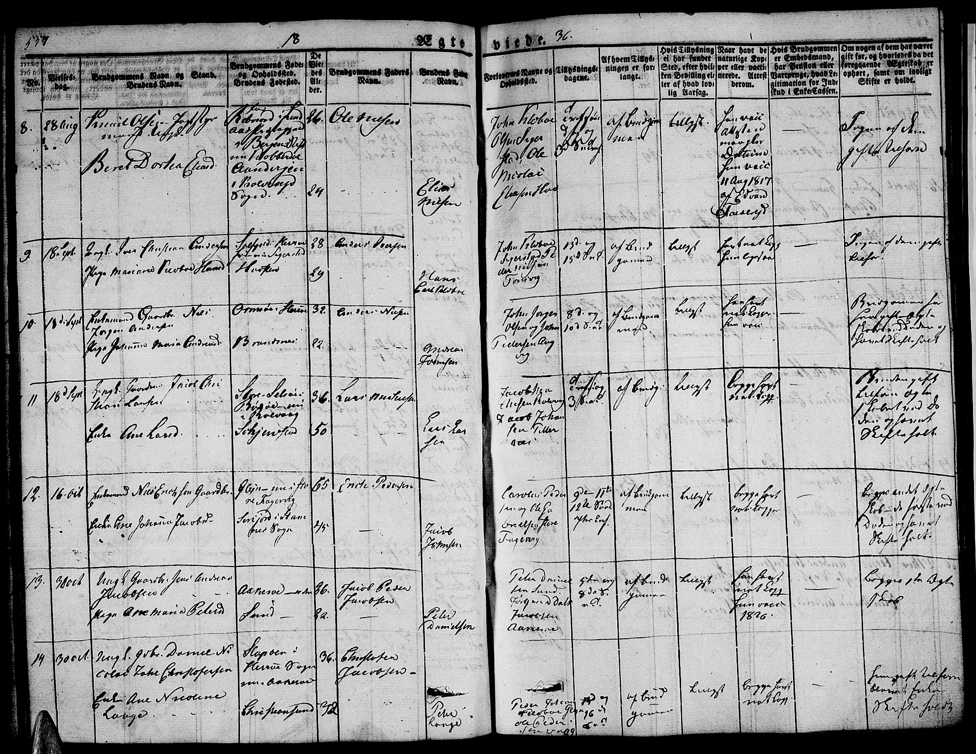 Ministerialprotokoller, klokkerbøker og fødselsregistre - Nordland, AV/SAT-A-1459/838/L0548: Ministerialbok nr. 838A06, 1829-1839, s. 557-558