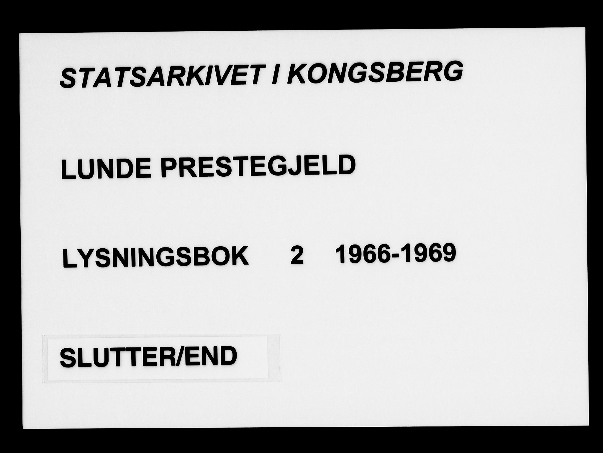 Lunde kirkebøker, SAKO/A-282/H/Ha/L0002: Lysningsprotokoll nr. 2, 1966-1969, s. 15