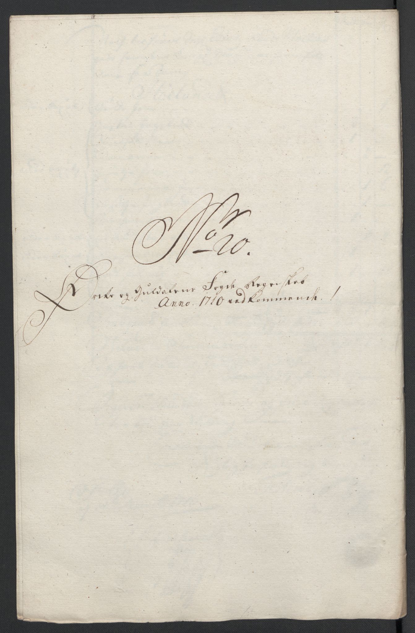 Rentekammeret inntil 1814, Reviderte regnskaper, Fogderegnskap, RA/EA-4092/R60/L3960: Fogderegnskap Orkdal og Gauldal, 1710, s. 293