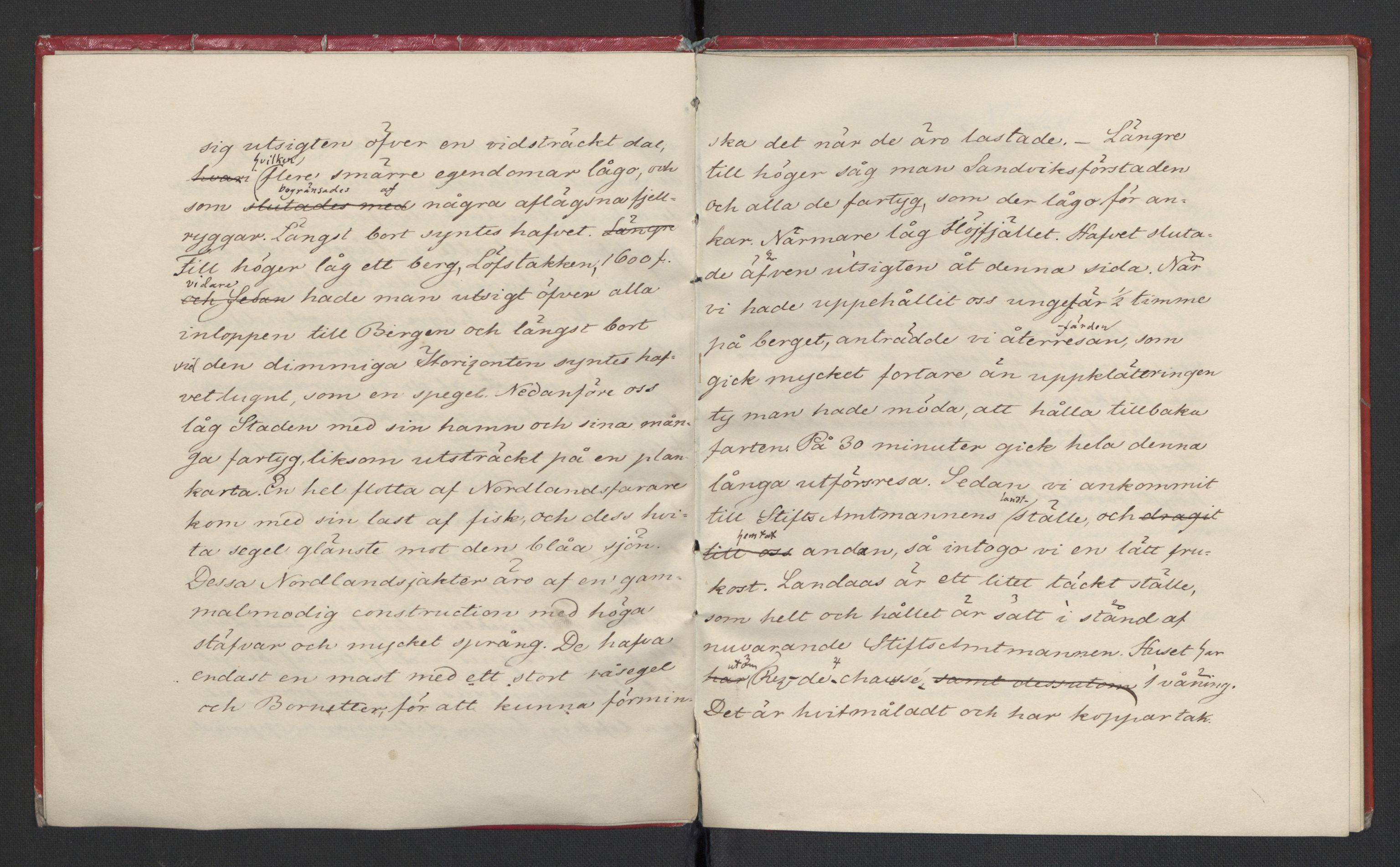 Bernadotte, RA/PA-0318/F/L0001/0001: Privat materiale fra Bernadottefamilien / Reisebeskrivelse, 1843, s. 7