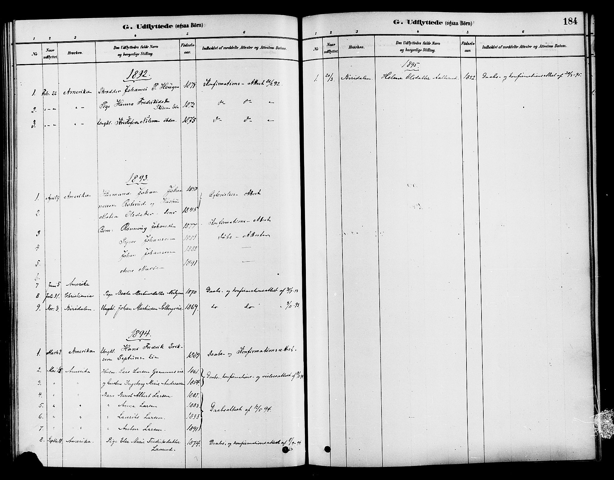 Søndre Land prestekontor, SAH/PREST-122/K/L0002: Ministerialbok nr. 2, 1878-1894, s. 184