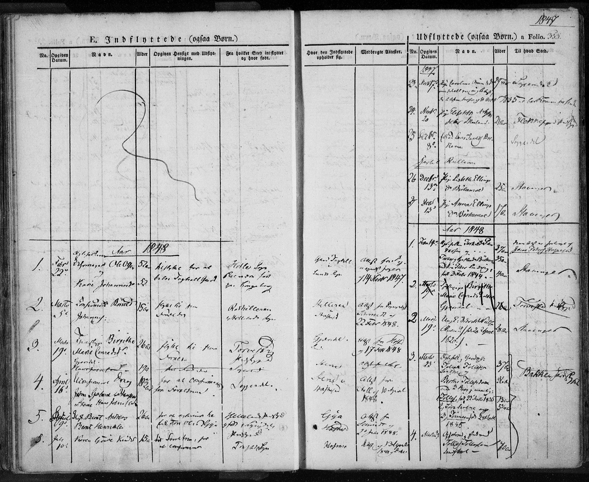 Lund sokneprestkontor, SAST/A-101809/S06/L0008: Ministerialbok nr. A 7.2, 1833-1854, s. 353