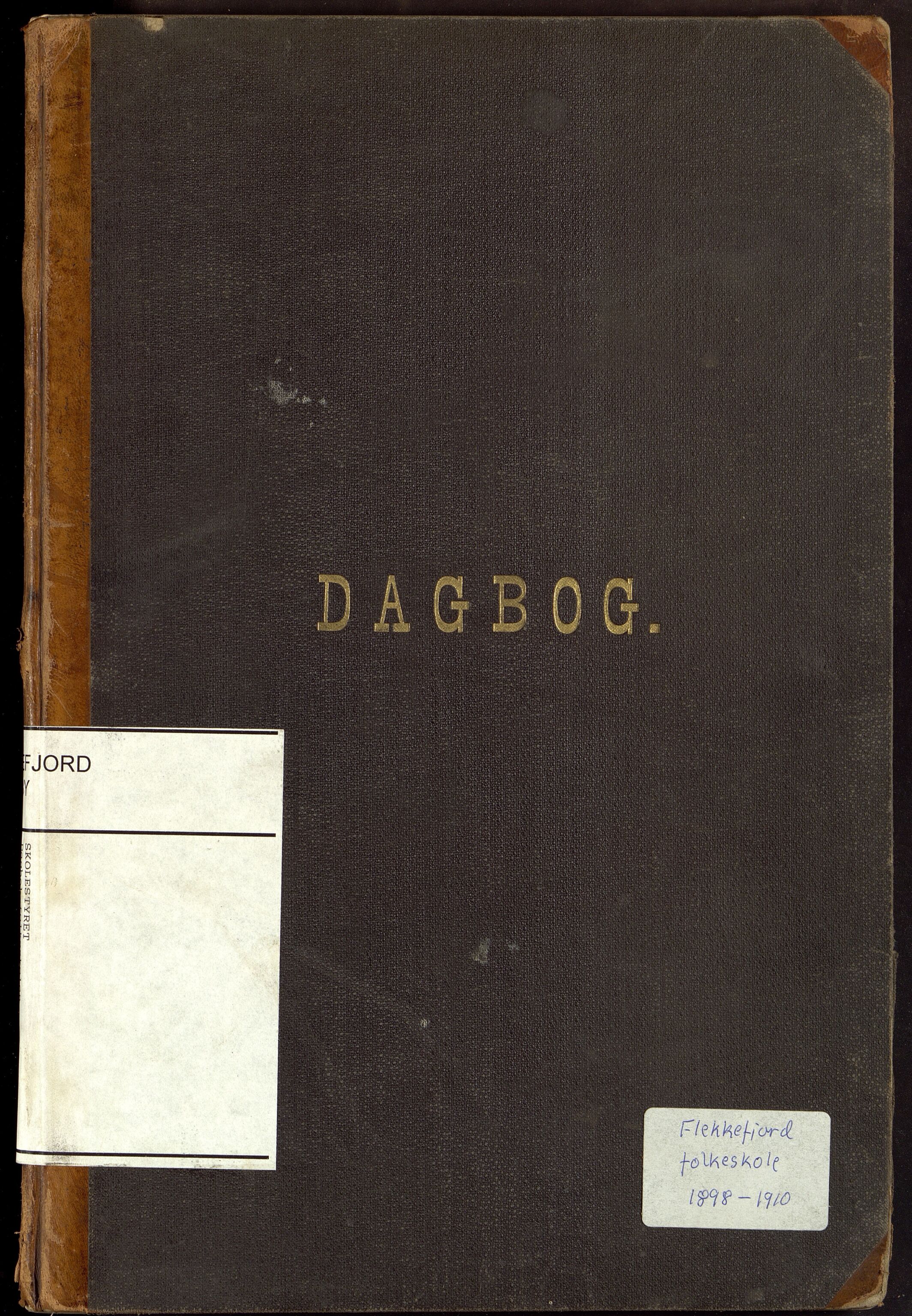 Flekkefjord By - Flekkefjord Folkeskole, ARKSOR/1004FG550/I/L0002: Dagbok, 1898-1910