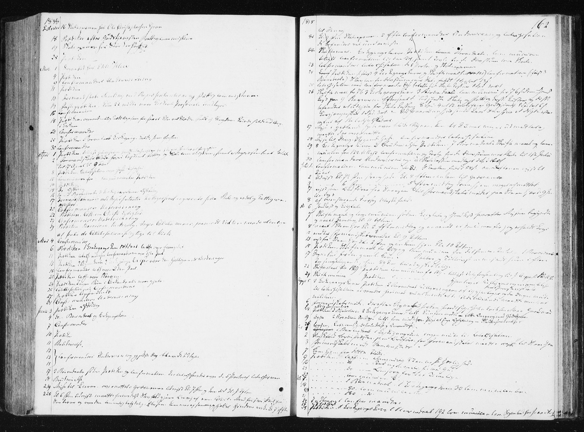 Ministerialprotokoller, klokkerbøker og fødselsregistre - Nord-Trøndelag, AV/SAT-A-1458/749/L0470: Ministerialbok nr. 749A04, 1834-1853, s. 162
