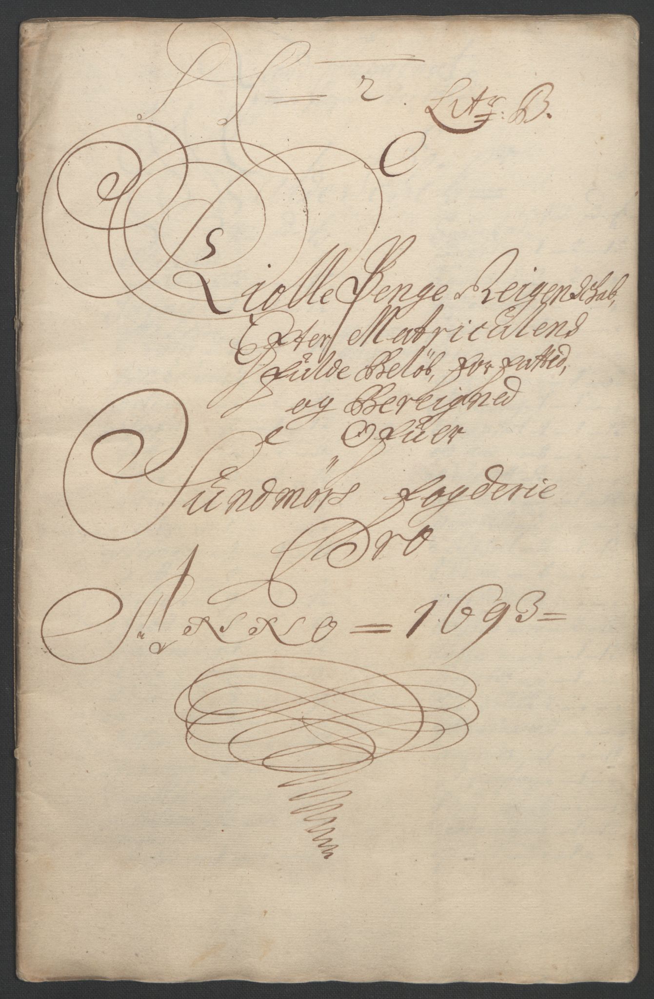 Rentekammeret inntil 1814, Reviderte regnskaper, Fogderegnskap, AV/RA-EA-4092/R54/L3554: Fogderegnskap Sunnmøre, 1691-1693, s. 381