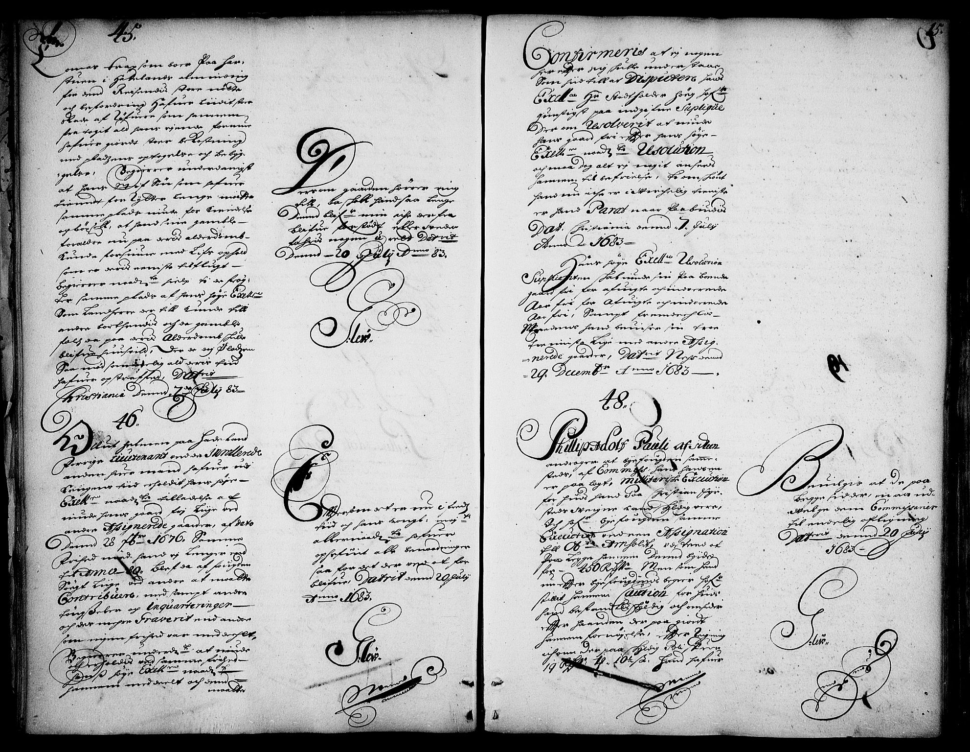 Stattholderembetet 1572-1771, AV/RA-EA-2870/Ad/L0004: Supplikasjons- og resolusjonsprotokoll, 1683-1691, s. 13b-14a
