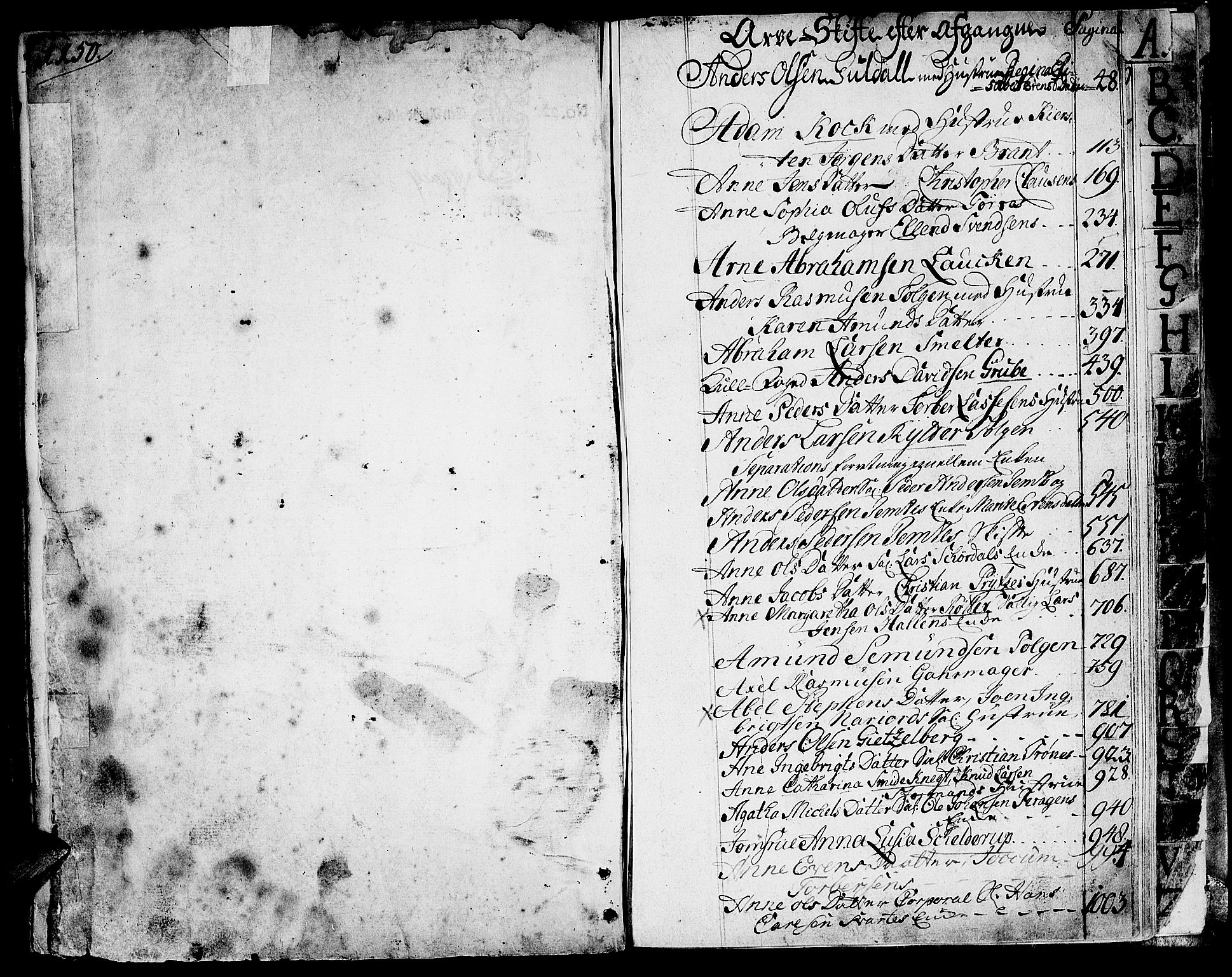 Røros Bergrett, AV/SAT-A-0024/3/3A/L0005: Skifteprotokoll, 1742-1756