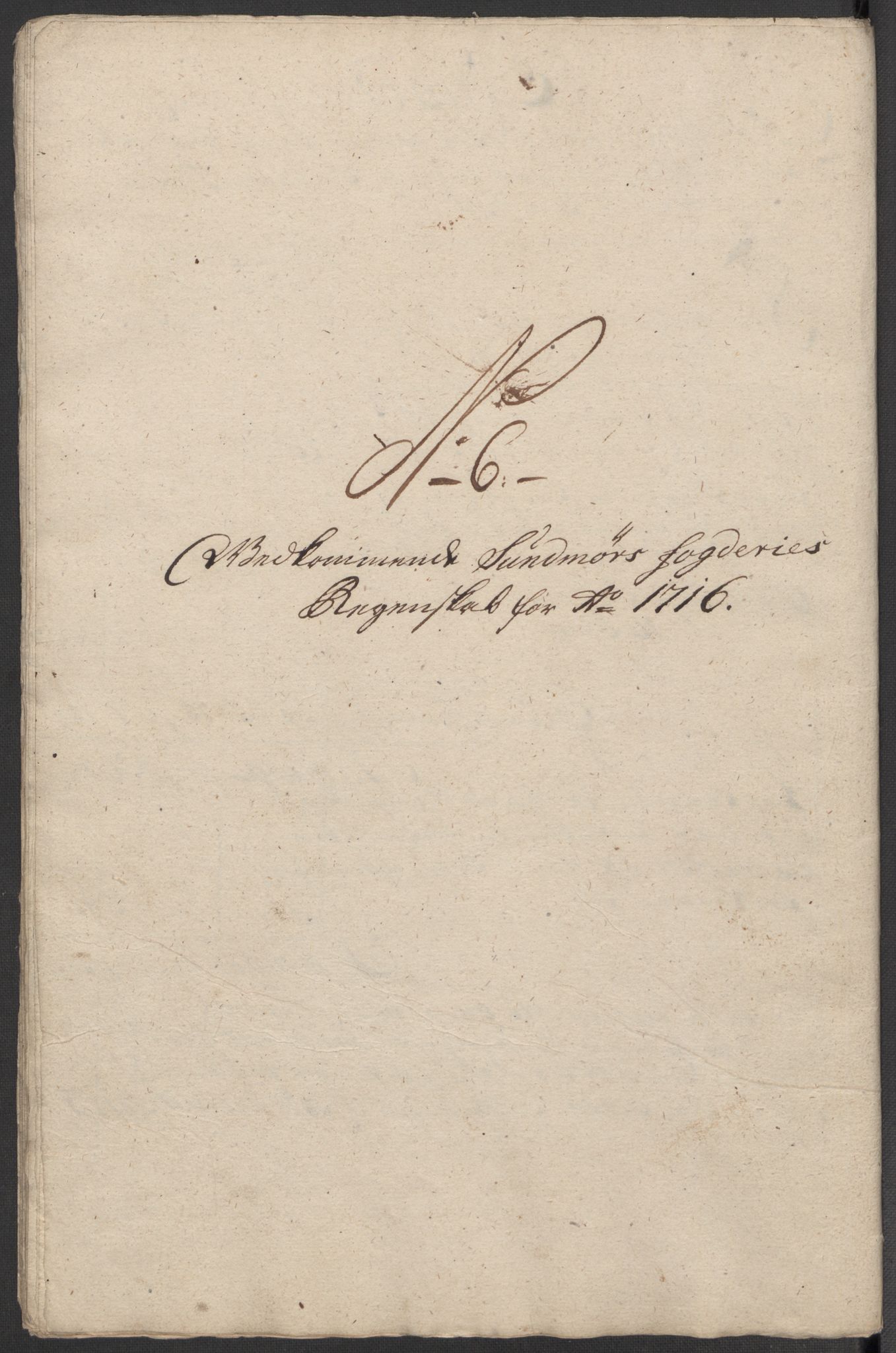 Rentekammeret inntil 1814, Reviderte regnskaper, Fogderegnskap, RA/EA-4092/R54/L3568: Fogderegnskap Sunnmøre, 1716, s. 85