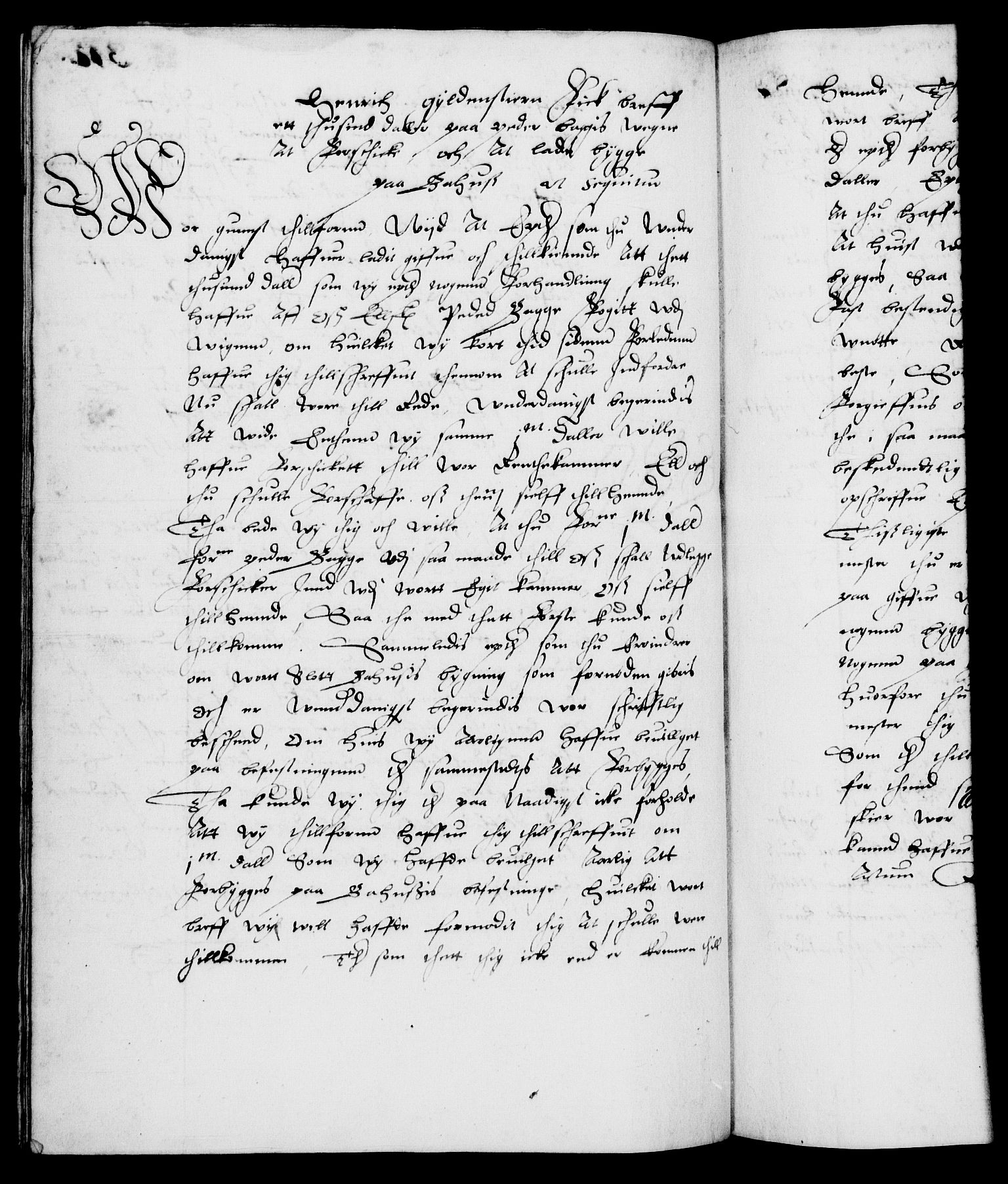 Danske Kanselli 1572-1799, AV/RA-EA-3023/F/Fc/Fca/Fcab/L0001: Norske tegnelser (mikrofilm), 1572-1588, s. 311b